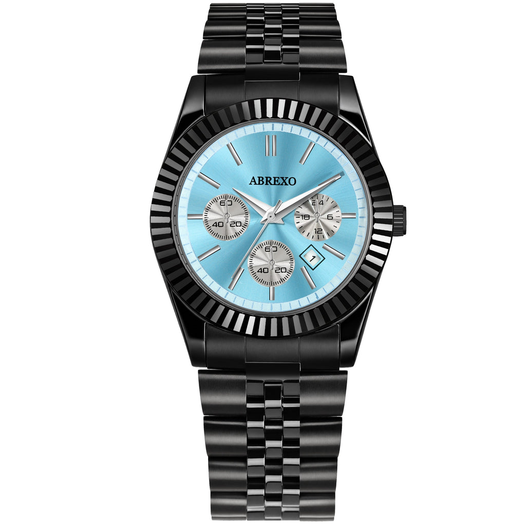 ABREXO BUSINESS CLASS Series Analog Watch For Men (Quartz, Stainless Steel)