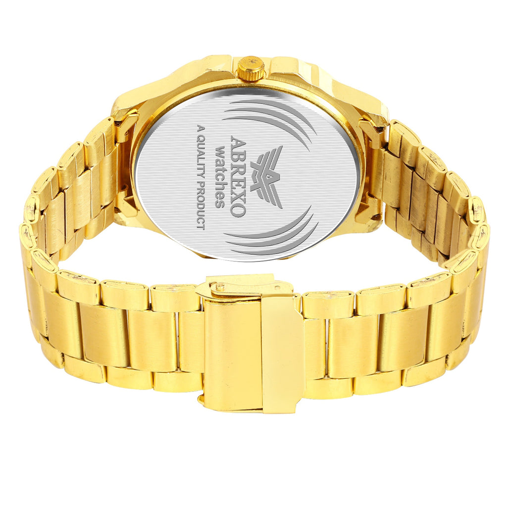ABREXO GODFATHER Series Analog Watch For Men (Quartz, Stainless Steel)