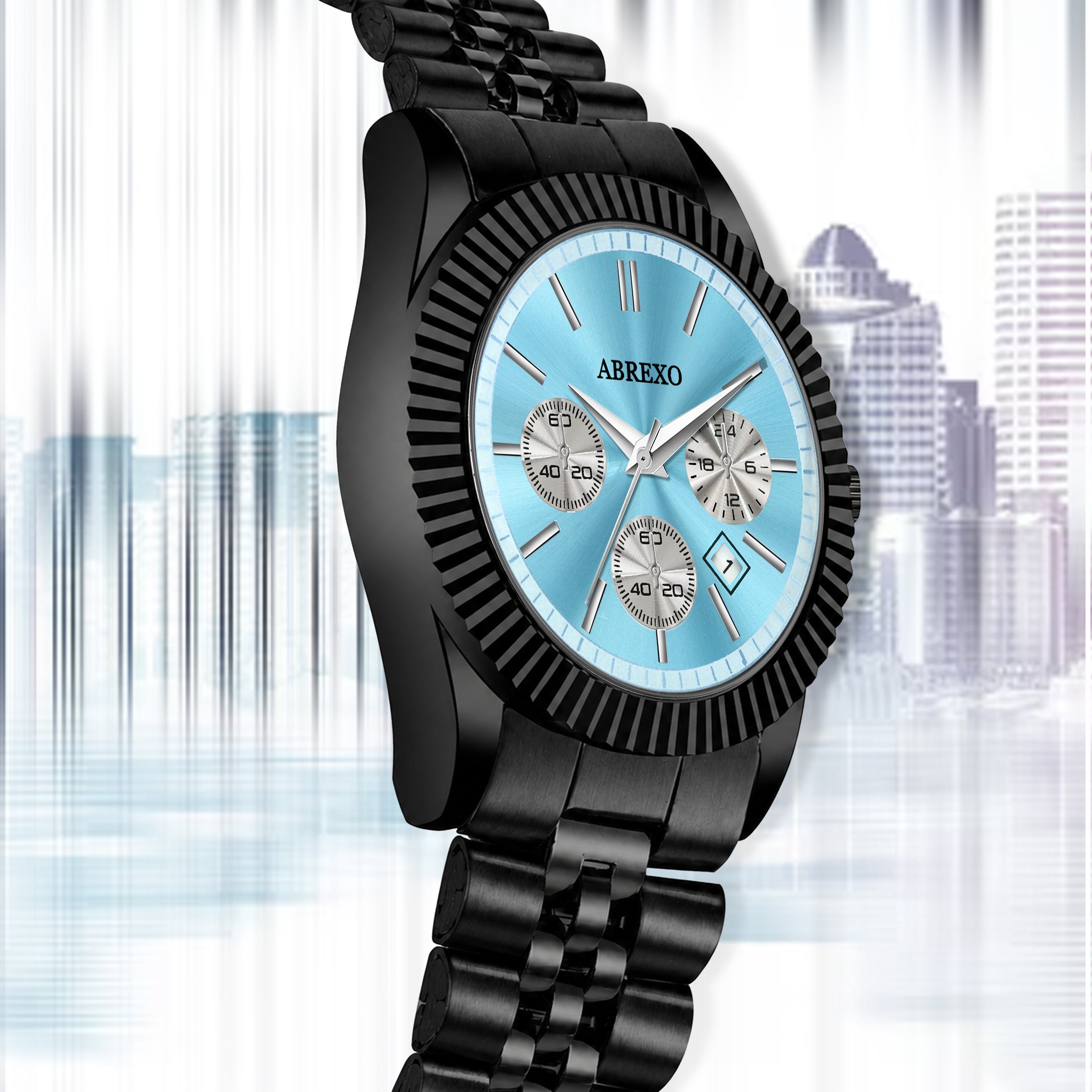ABREXO BUSINESS CLASS Series Analog Watch For Men (Quartz, Stainless Steel)