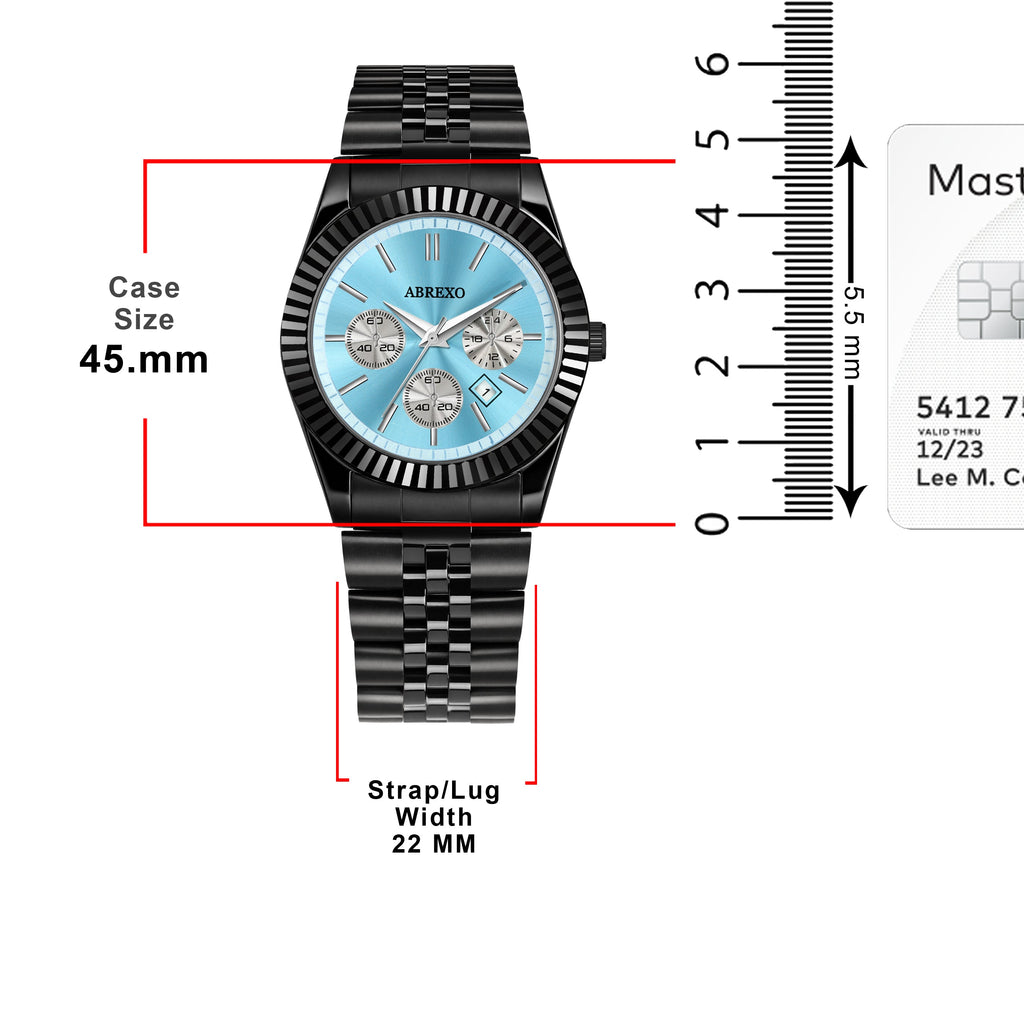 ABREXO BUSINESS CLASS Series Analog Watch For Men (Quartz, Stainless Steel)