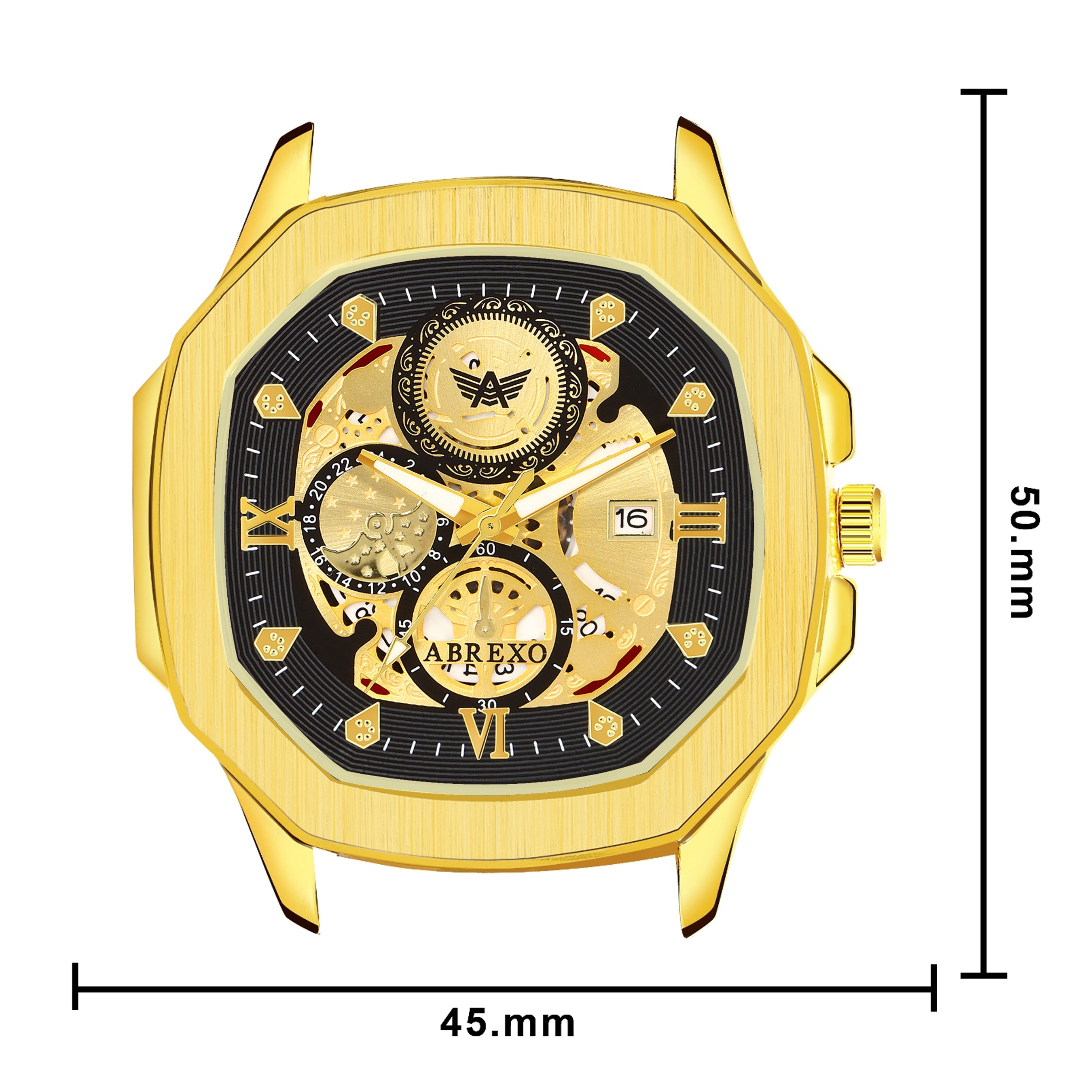 ABREXO GODFATHER Series Analog Watch For Men (Quartz, Stainless Steel)