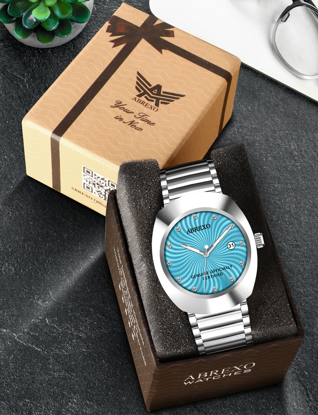 ABREXO CALI CARTEL Series Analog Watch For Men (Quartz, Stainless Steel)