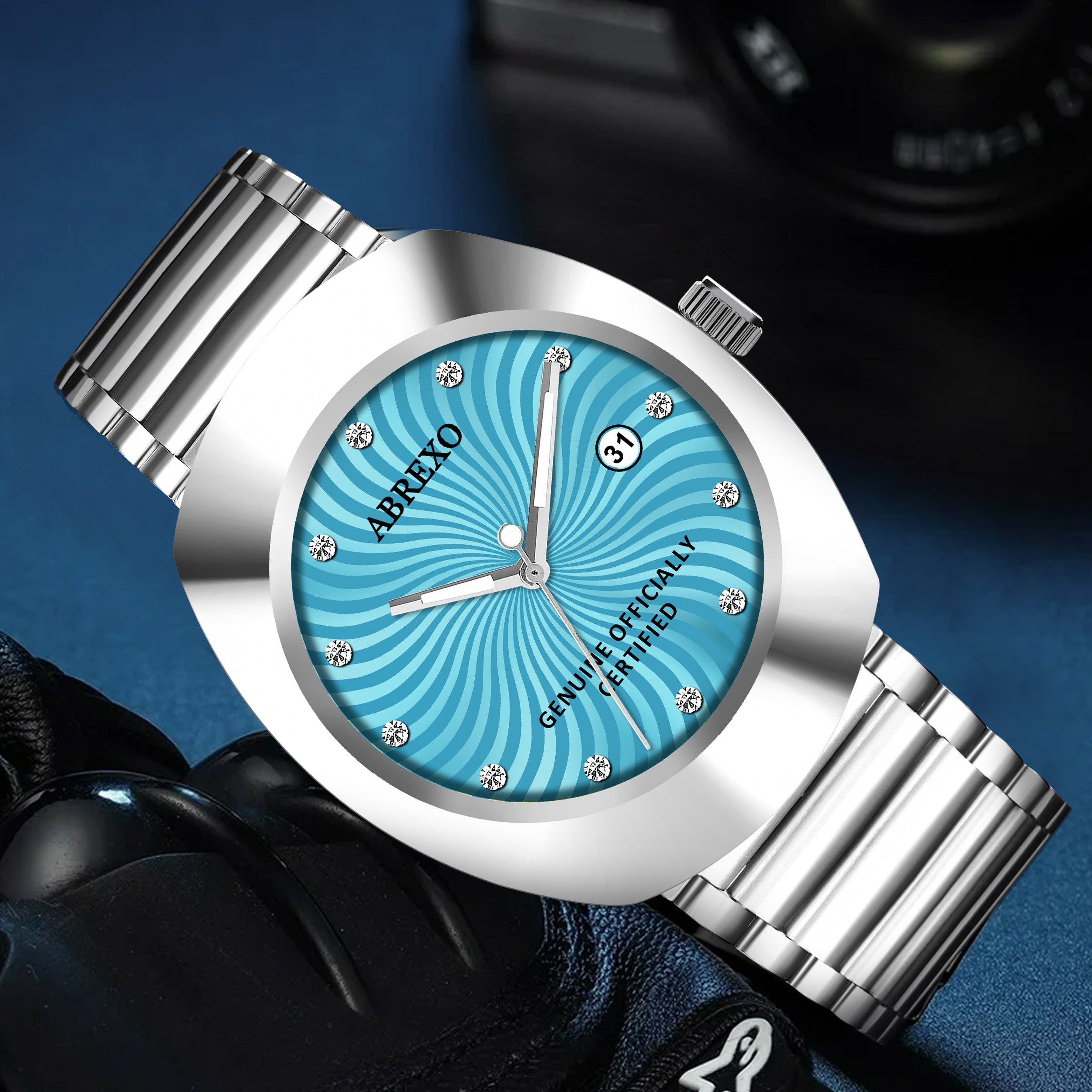 ABREXO CALI CARTEL Series Analog Watch For Men (Quartz, Stainless Steel)