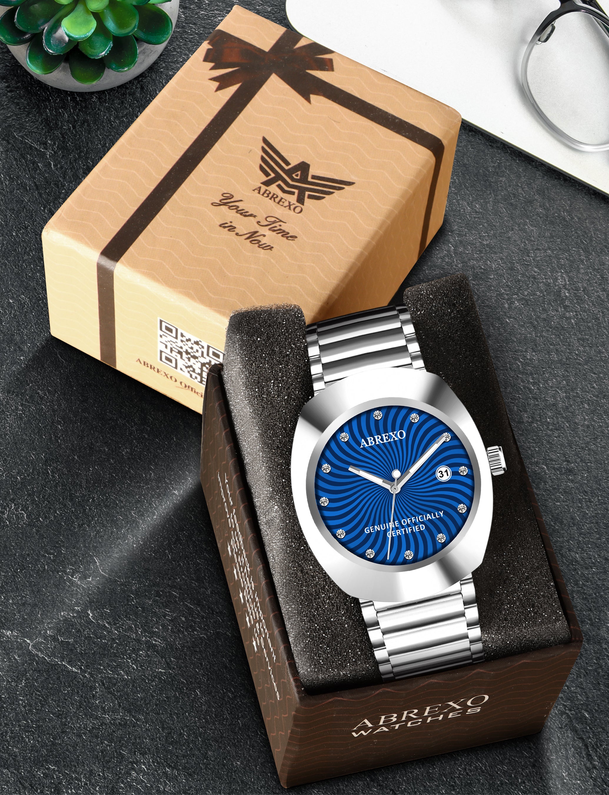 ABREXO CALI CARTEL Series Analog Watch For Men (Quartz, Stainless Steel)