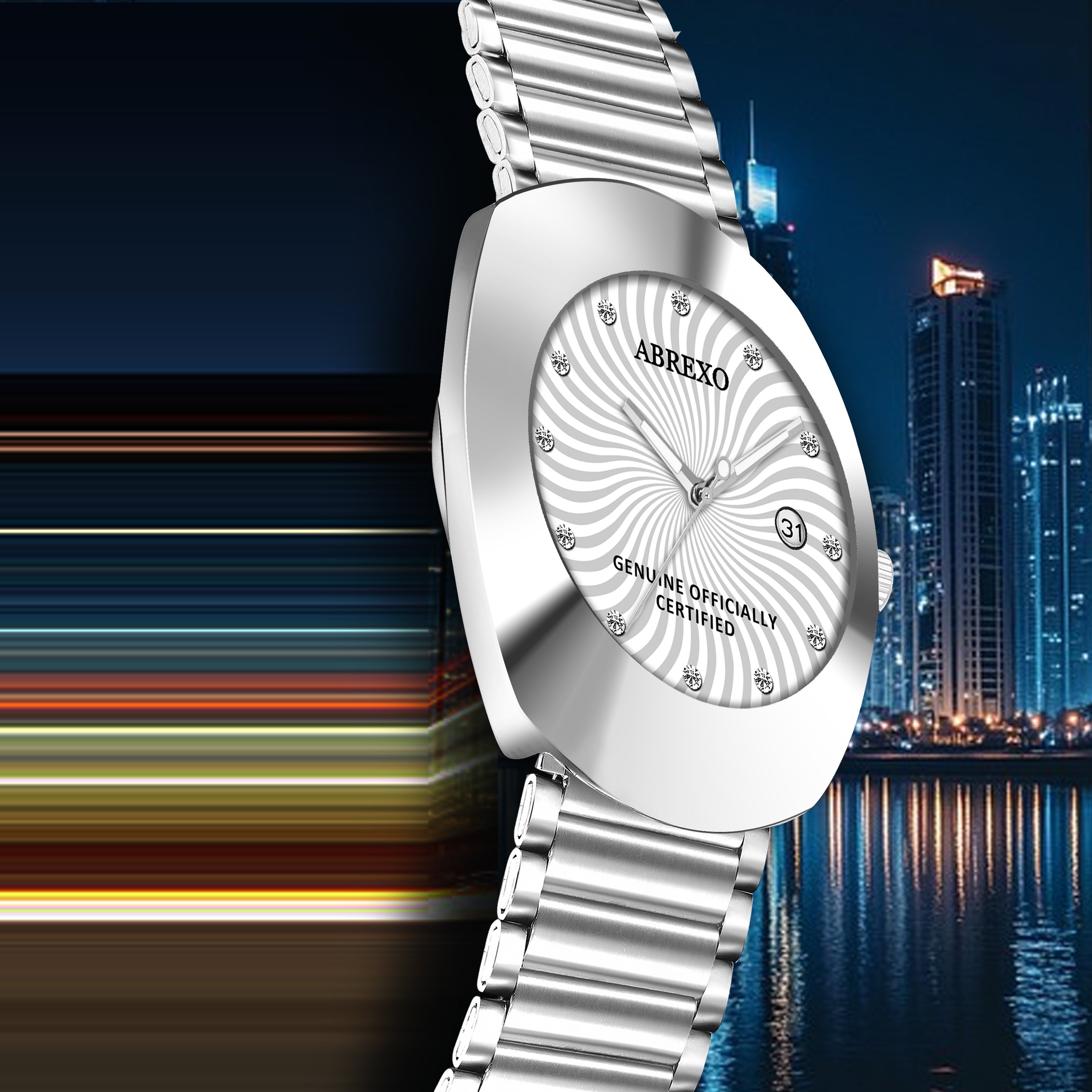ABREXO CALI CARTEL Series Analog Watch For Men (Quartz, Stainless Steel)