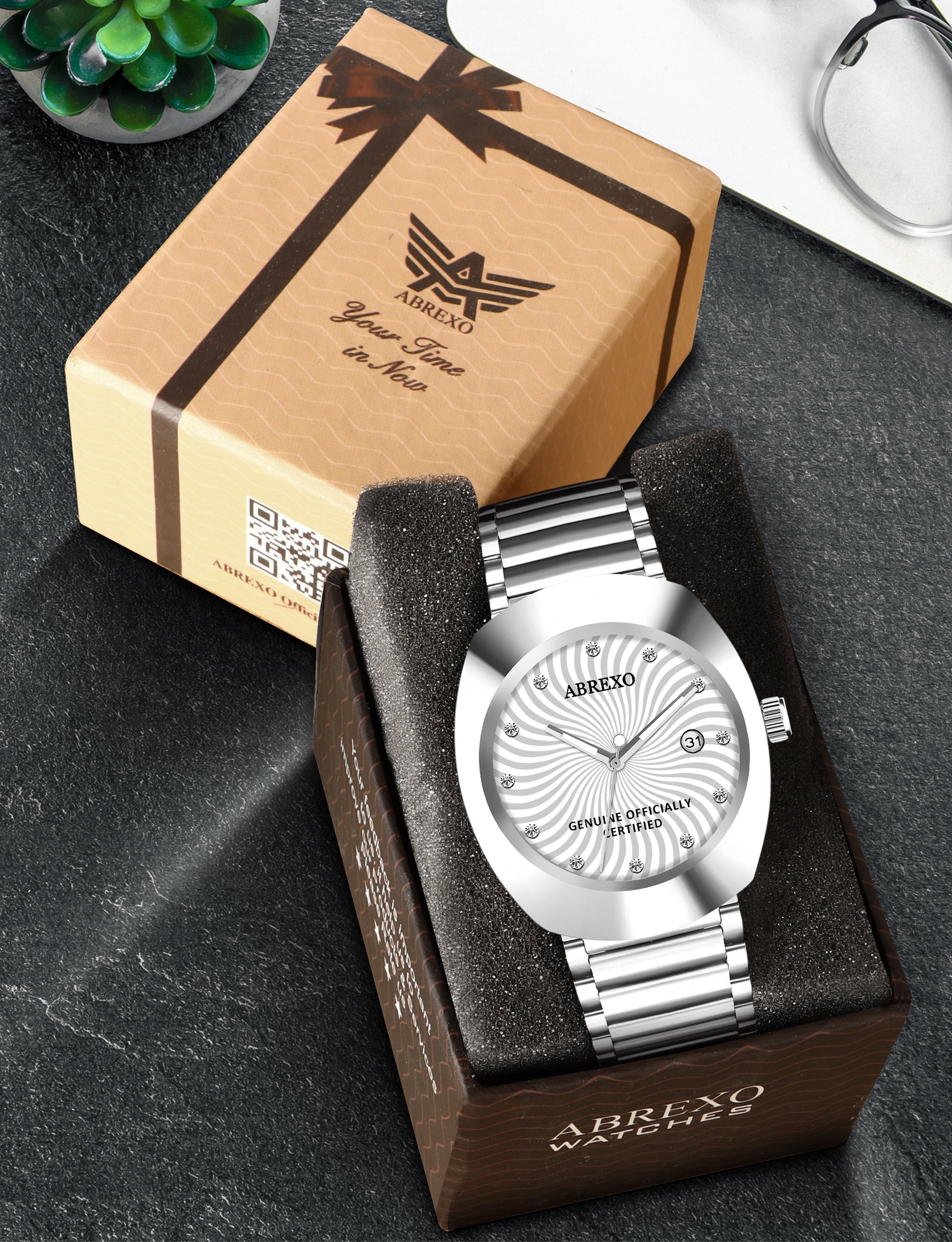 ABREXO CALI CARTEL Series Analog Watch For Men (Quartz, Stainless Steel)