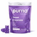 Purna Melatonin Gummies – Wild Berry Flavor | Better Sleep & Relaxation | 30 Vegan Gummies-UP