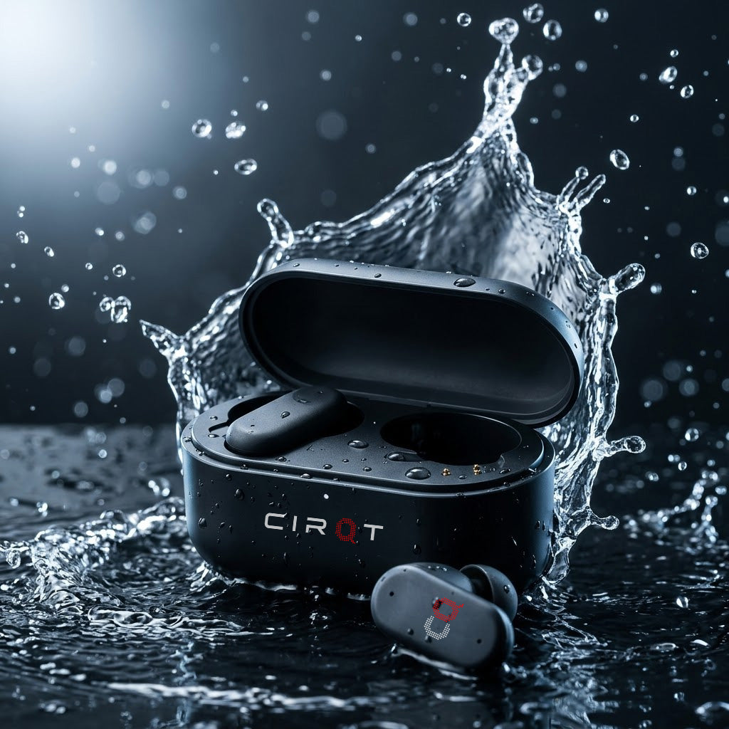 TWS Wireless Bluetooth Earbuds with Digital Battery Display & Charging Case