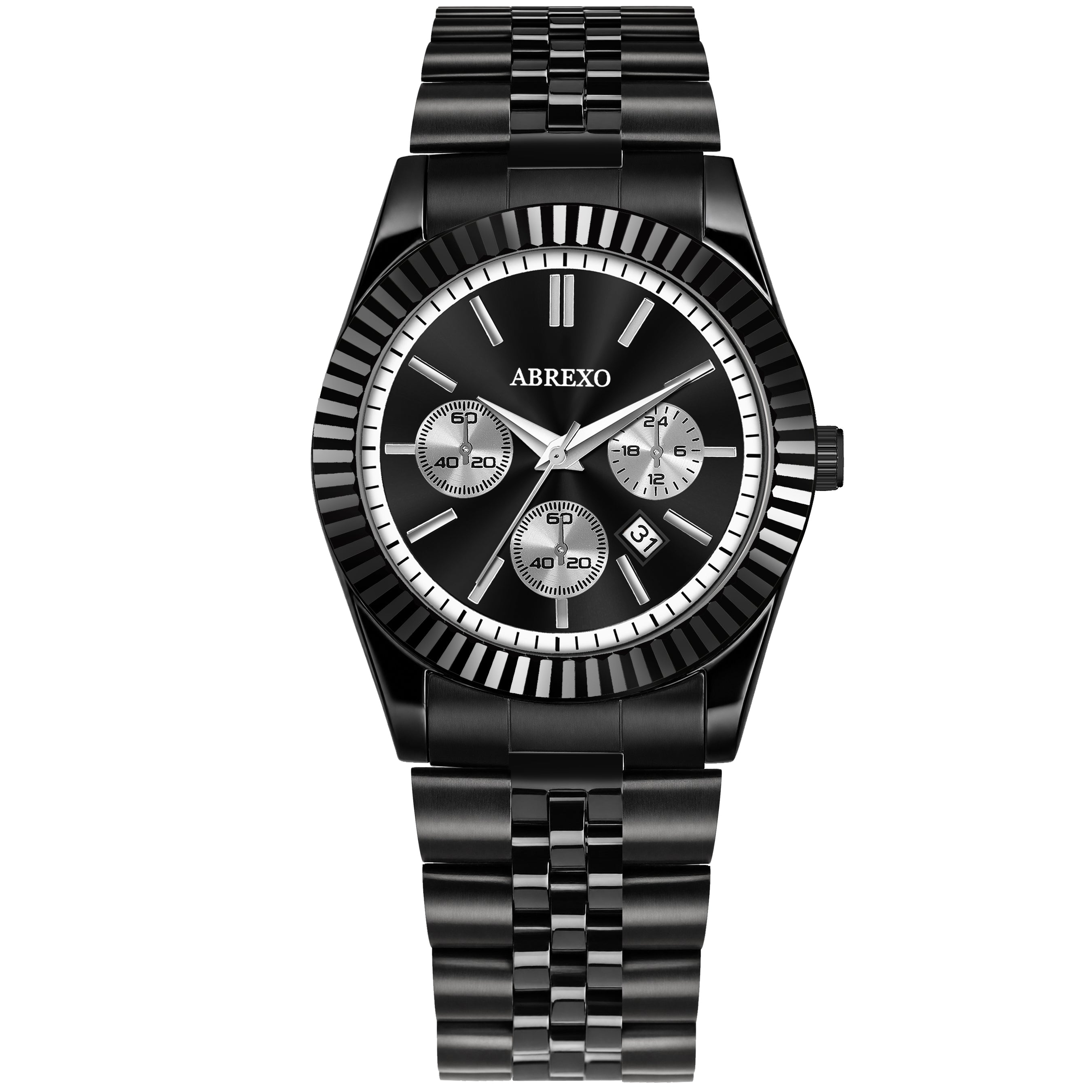 ABREXO BUSINESS CLASS Series Analog Watch For Men (Quartz, Stainless Steel)