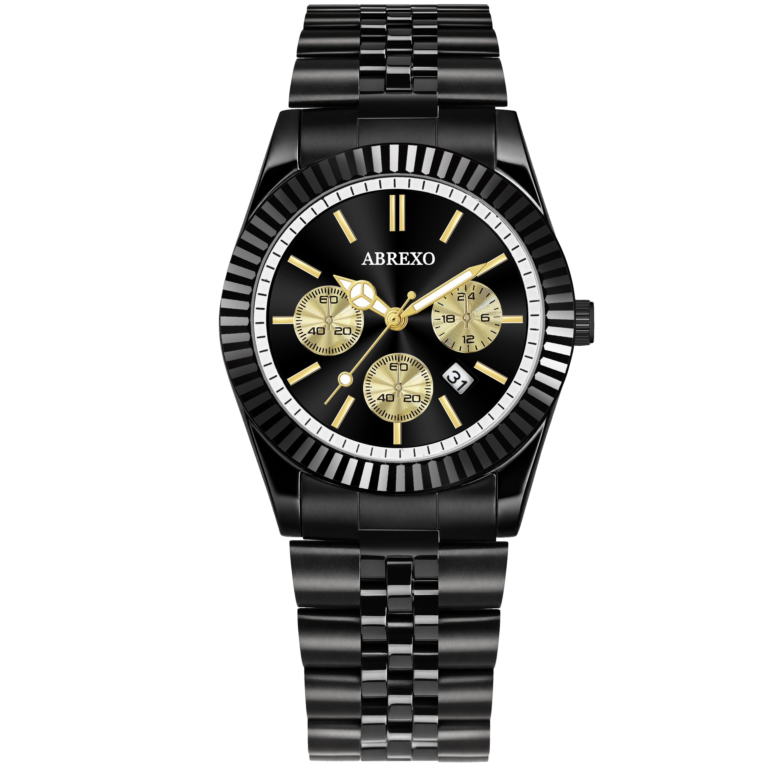 ABREXO BUSINESS CLASS Series Analog Watch For Men (Quartz, Stainless Steel)