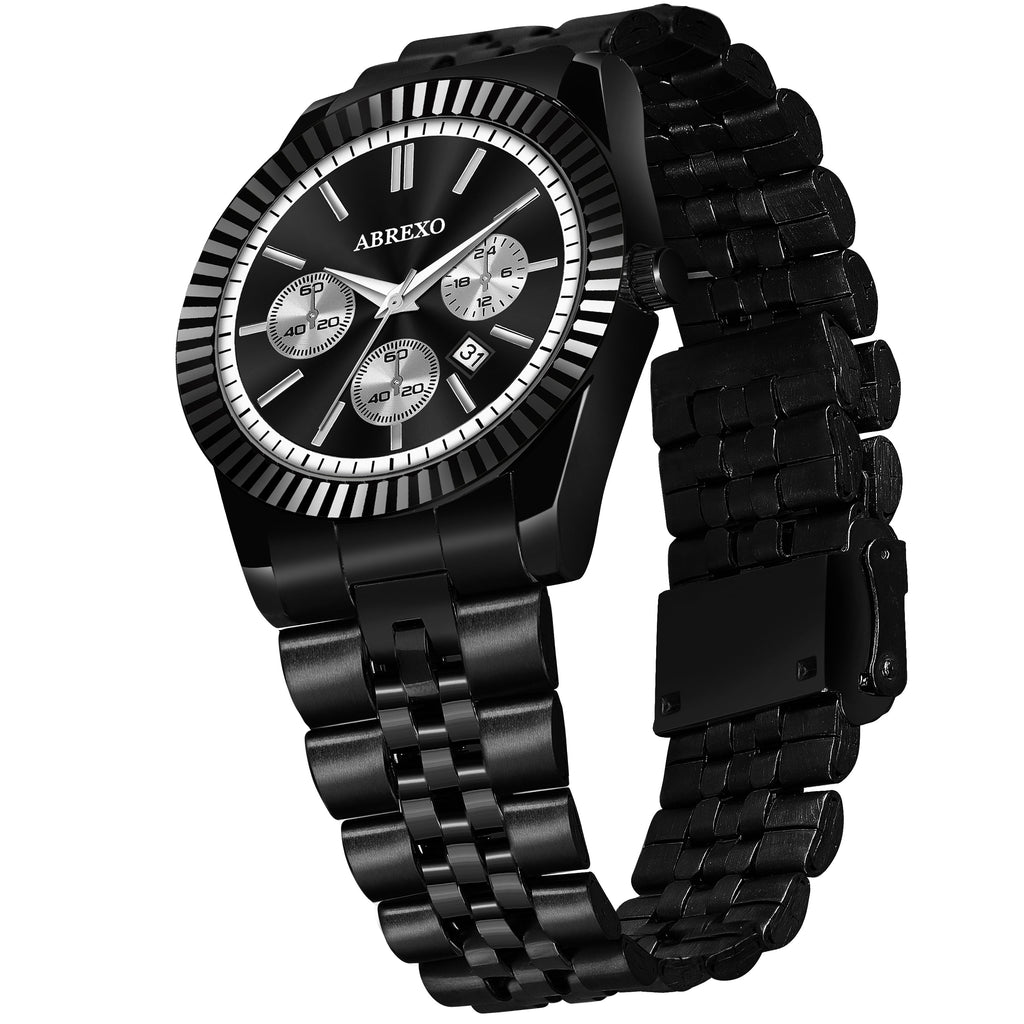 ABREXO BUSINESS CLASS Series Analog Watch For Men (Quartz, Stainless Steel)