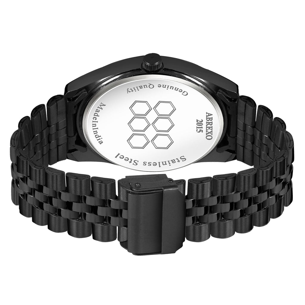 ABREXO BUSINESS CLASS Series Analog Watch For Men (Quartz, Stainless Steel)