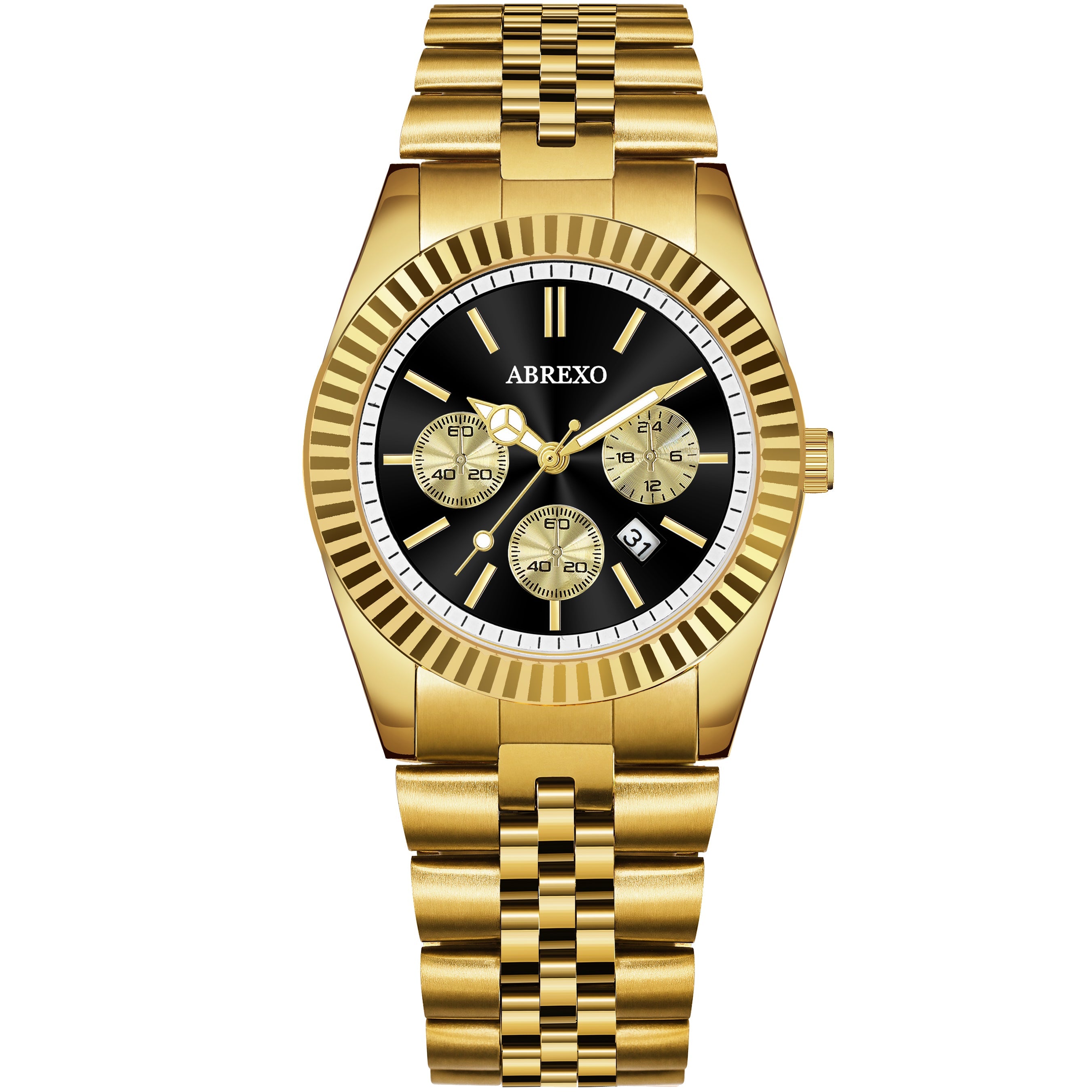 ABREXO BUSINESS CLASS Series Analog Watch For Men (Quartz, Stainless Steel)