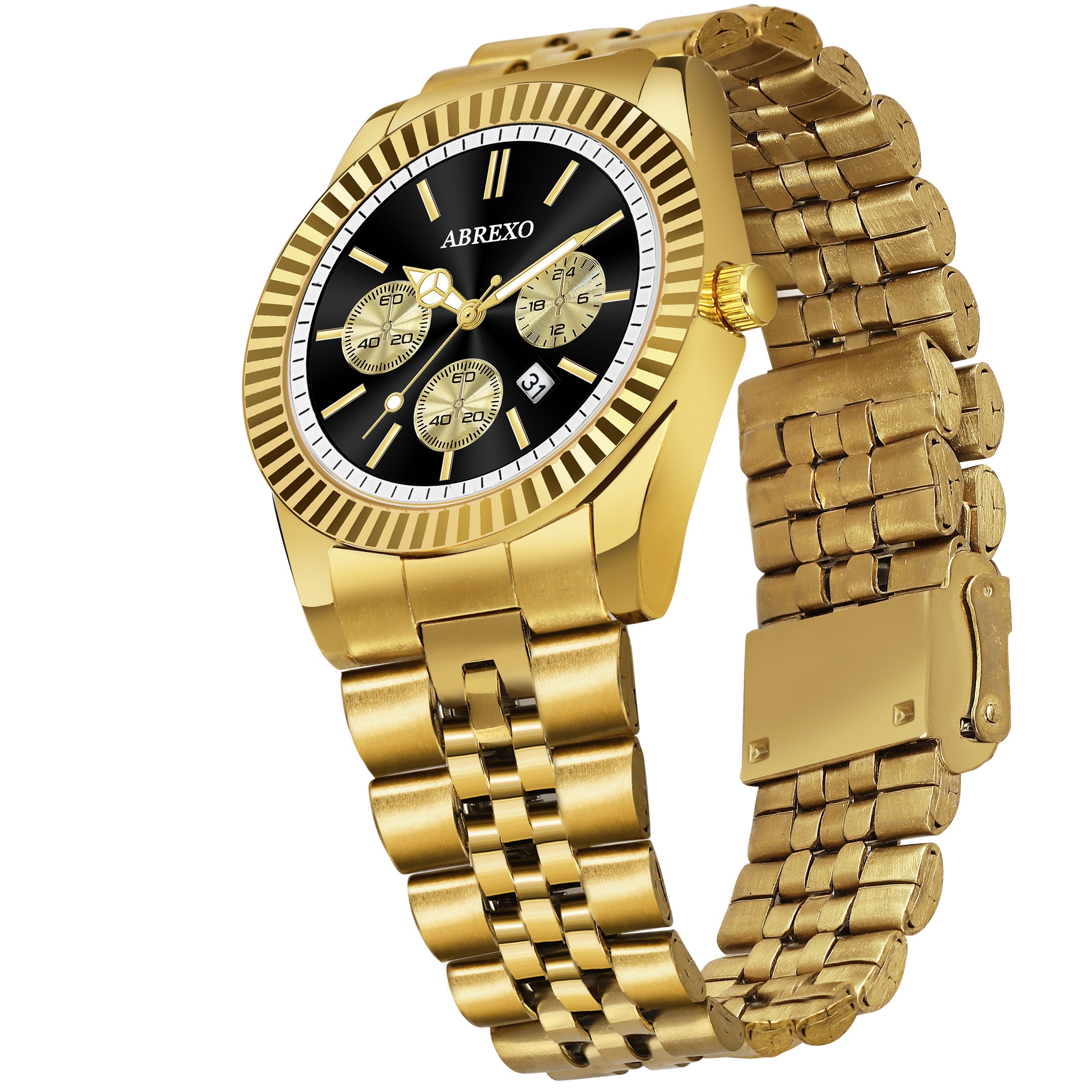 ABREXO BUSINESS CLASS Series Analog Watch For Men (Quartz, Stainless Steel)