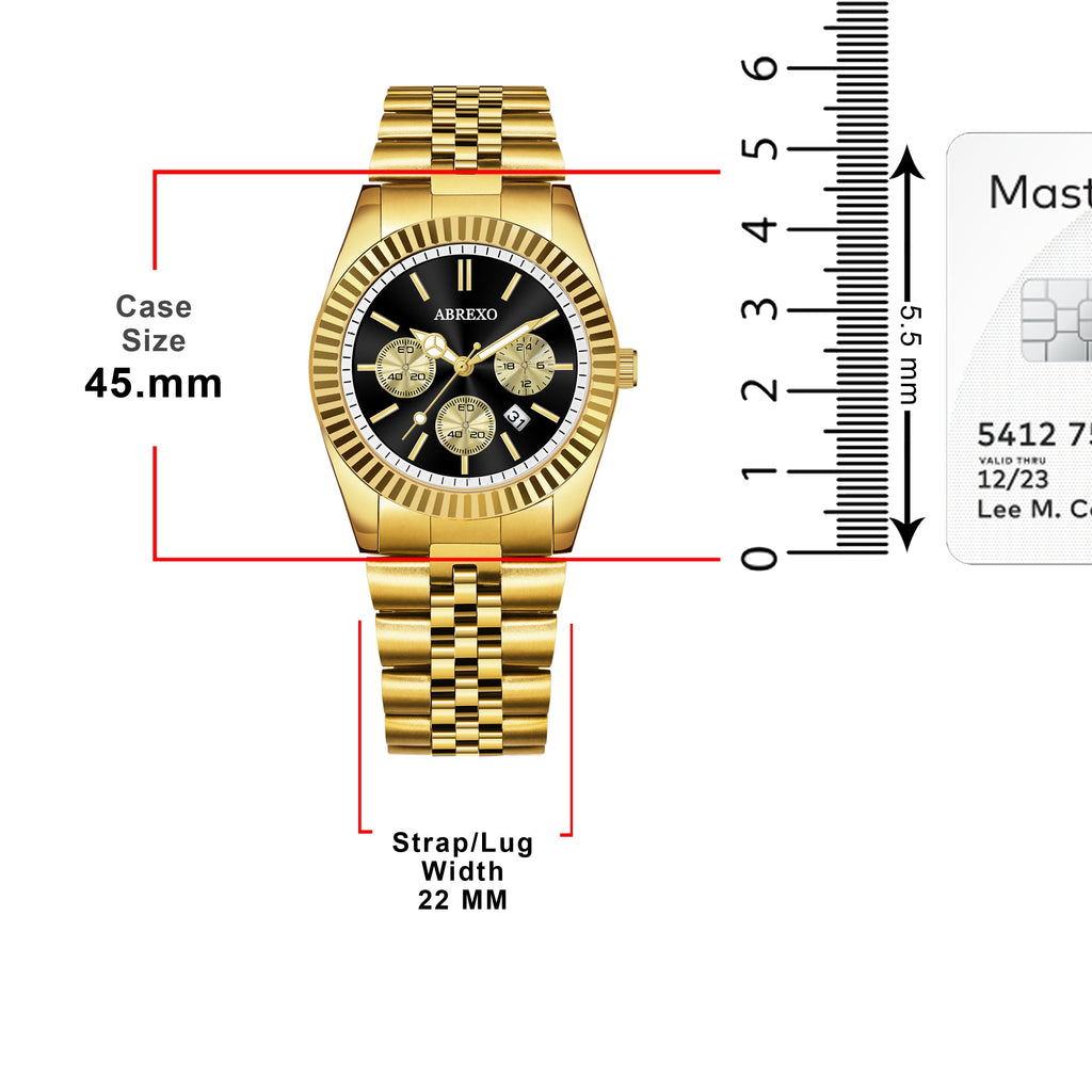 ABREXO BUSINESS CLASS Series Analog Watch For Men (Quartz, Stainless Steel)