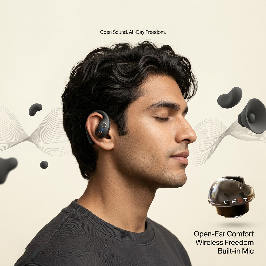 AirFit Ultra–Over-Ear Wireless Bluetooth Earbuds