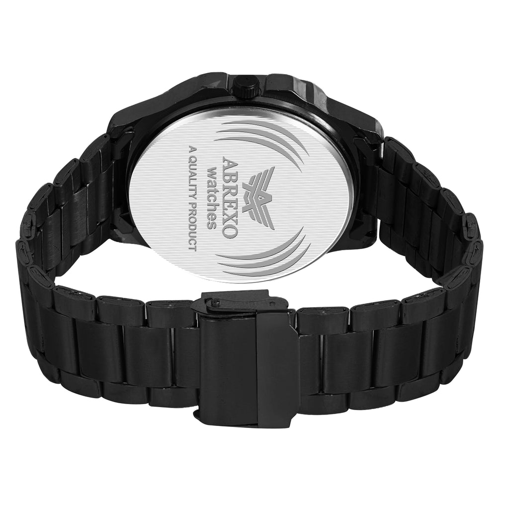 ABREXO, GODFATHER Series Analog Watch For Men (Quartz, Stainless Steel, Black)