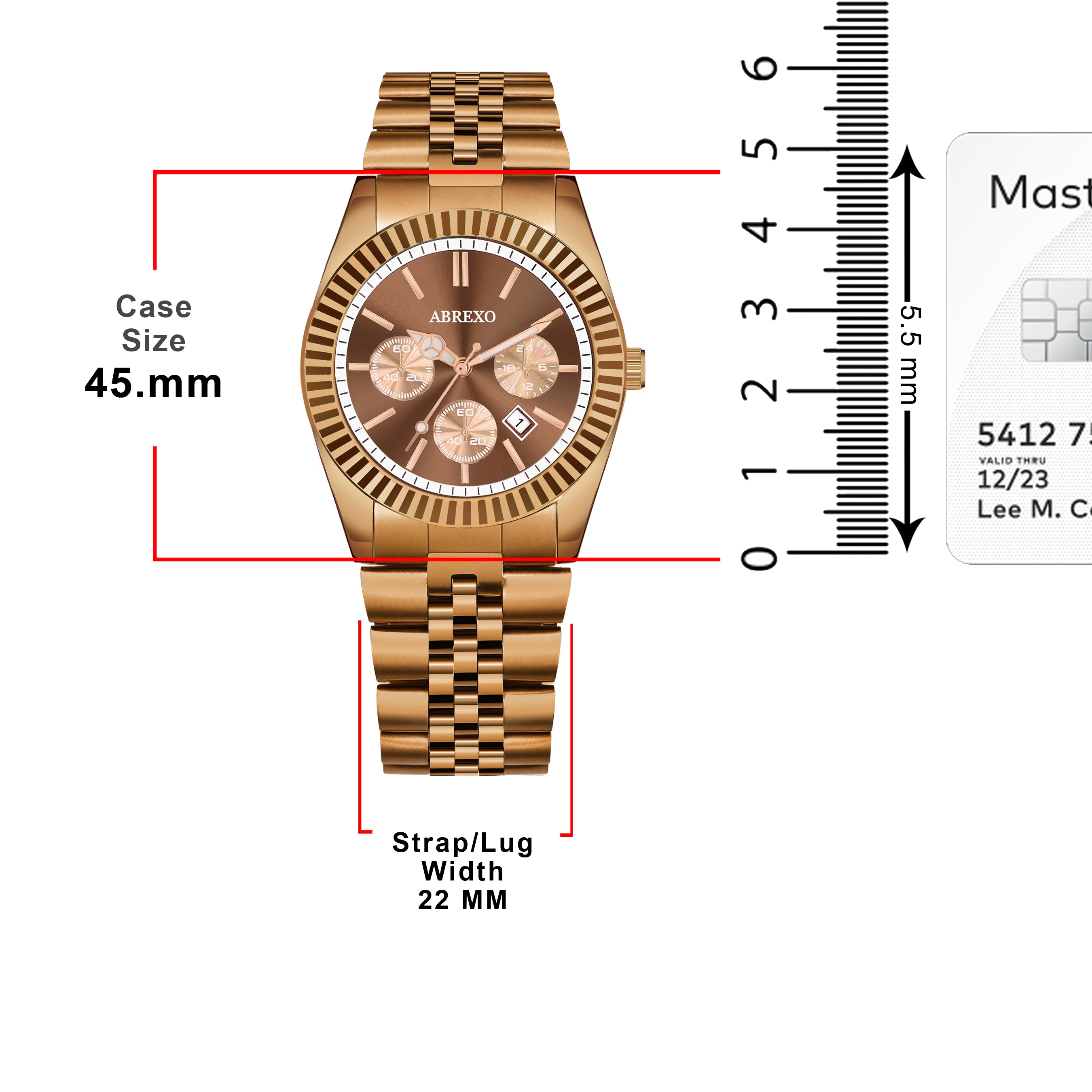 ABREXO BUSINESS CLASS Series Analog Watch For Men (Quartz, Stainless Steel)