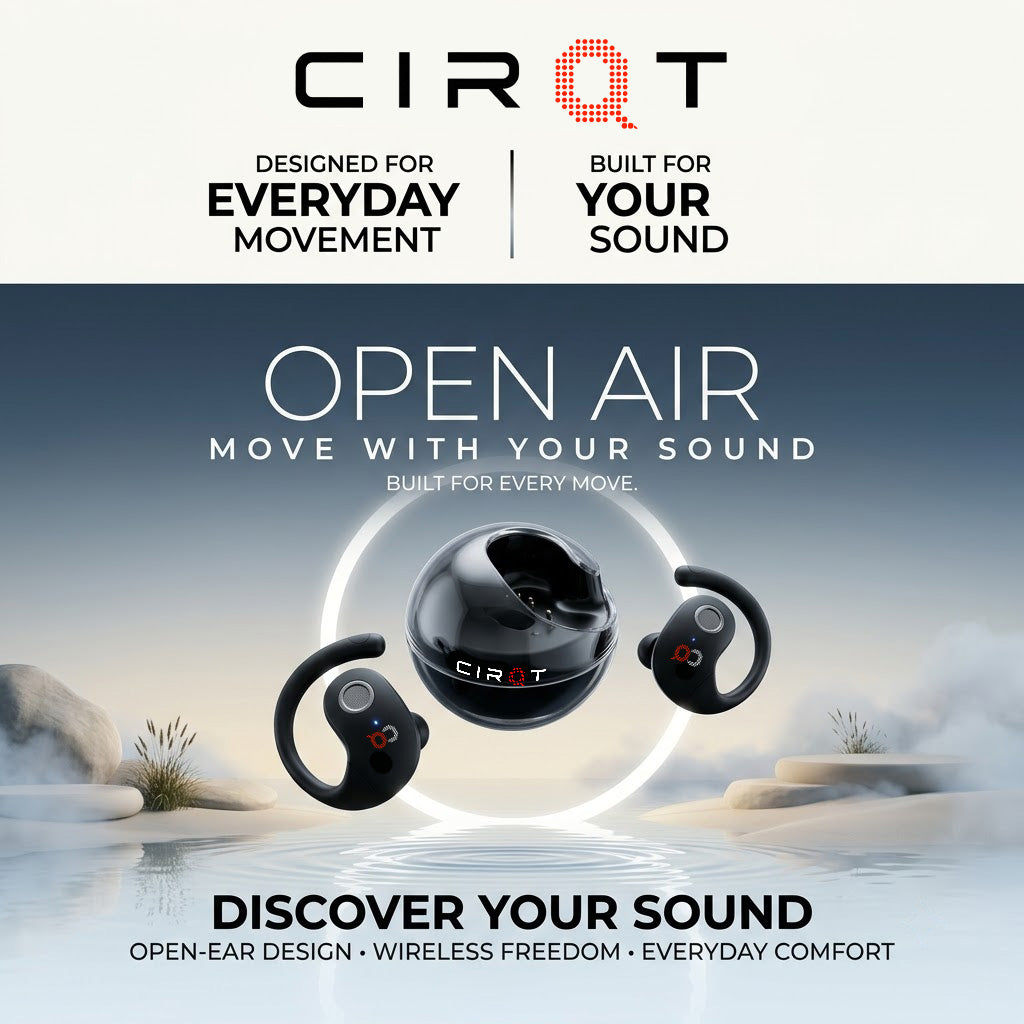 AirFit Ultra–Over-Ear Wireless Bluetooth Earbuds
