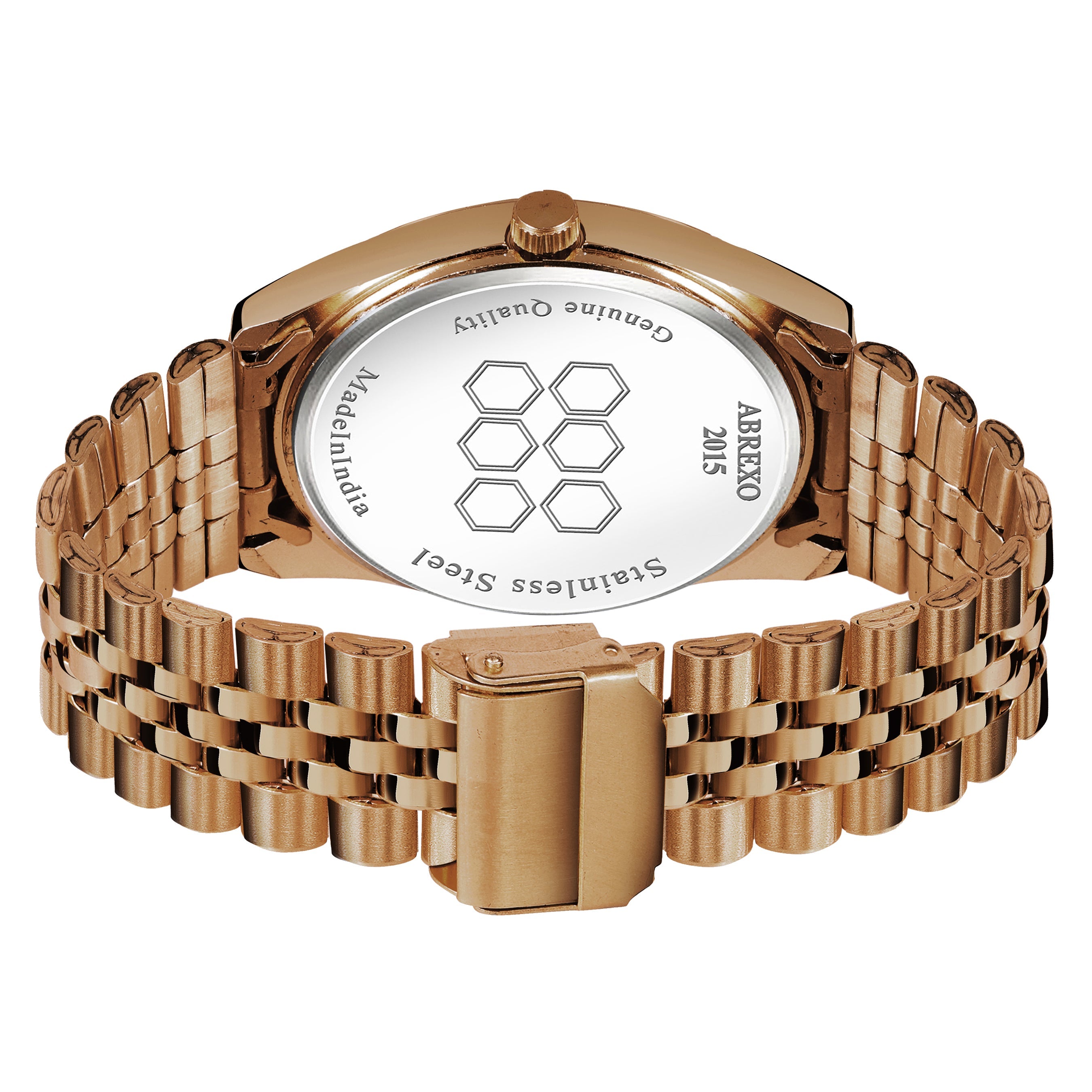 ABREXO BUSINESS CLASS Series Analog Watch For Men (Quartz, Stainless Steel)