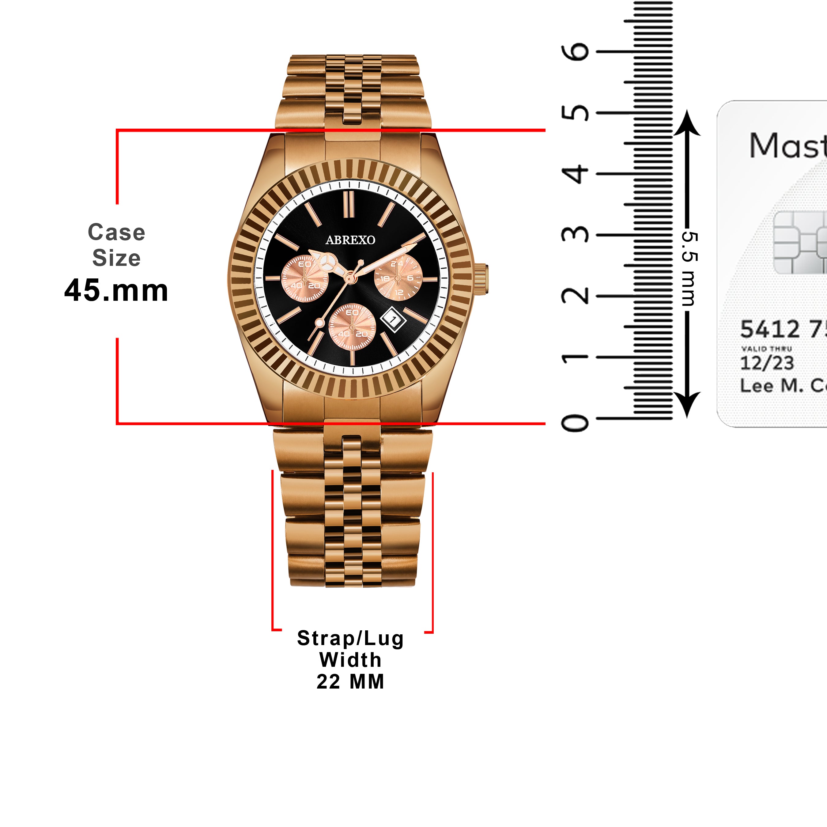 ABREXO BUSINESS CLASS Series Analog Watch For Men (Quartz, Stainless Steel)