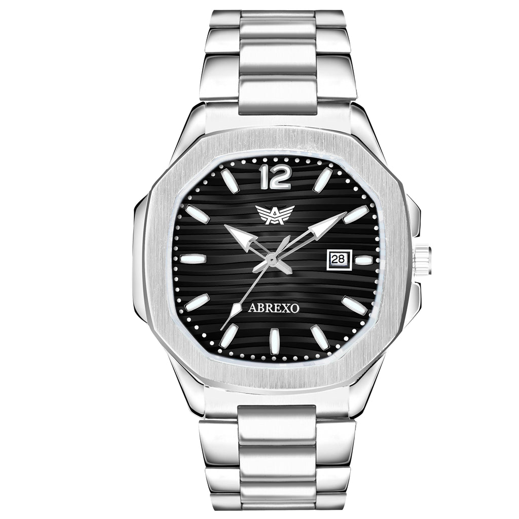 ABREXO, Nautilus Series Tiffany Blue Dial (Quartz, Analog Watch, Date Working, Silver)