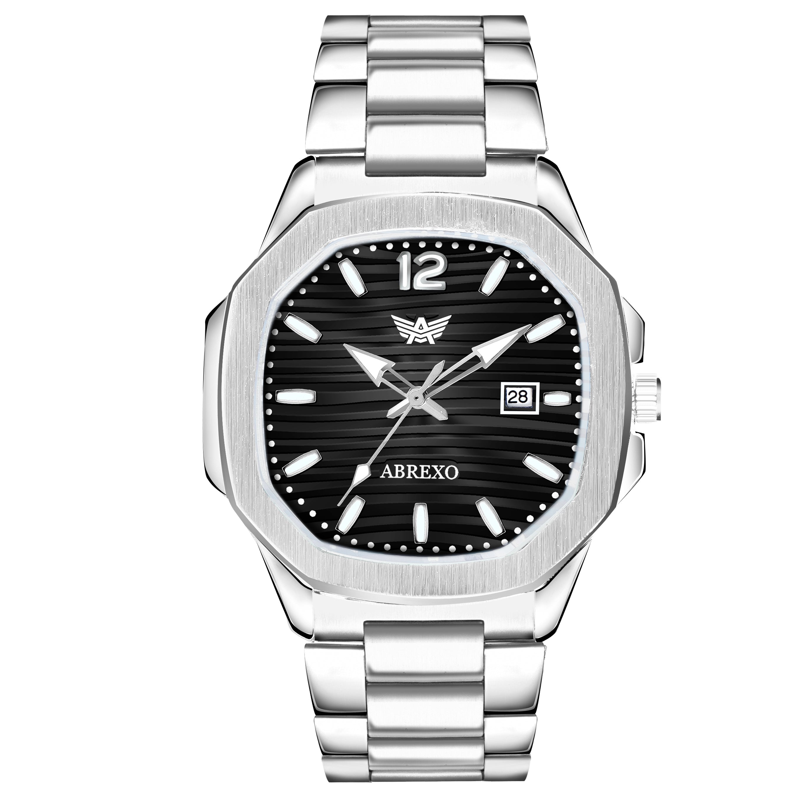 ABREXO, Nautilus Series Tiffany Blue Dial (Quartz, Analog Watch, Date Working, Silver)