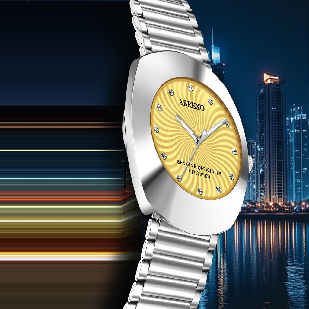 ABREXO CALI CARTEL Series Analog Watch For Men (Quartz, Stainless Steel)