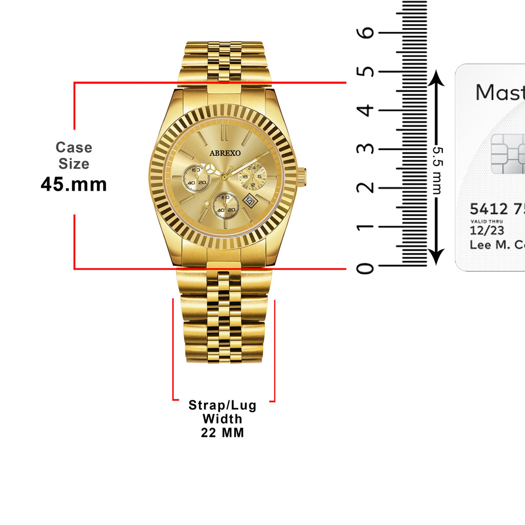 ABREXO BUSINESS CLASS Series Analog Watch For Men (Quartz, Stainless Steel)