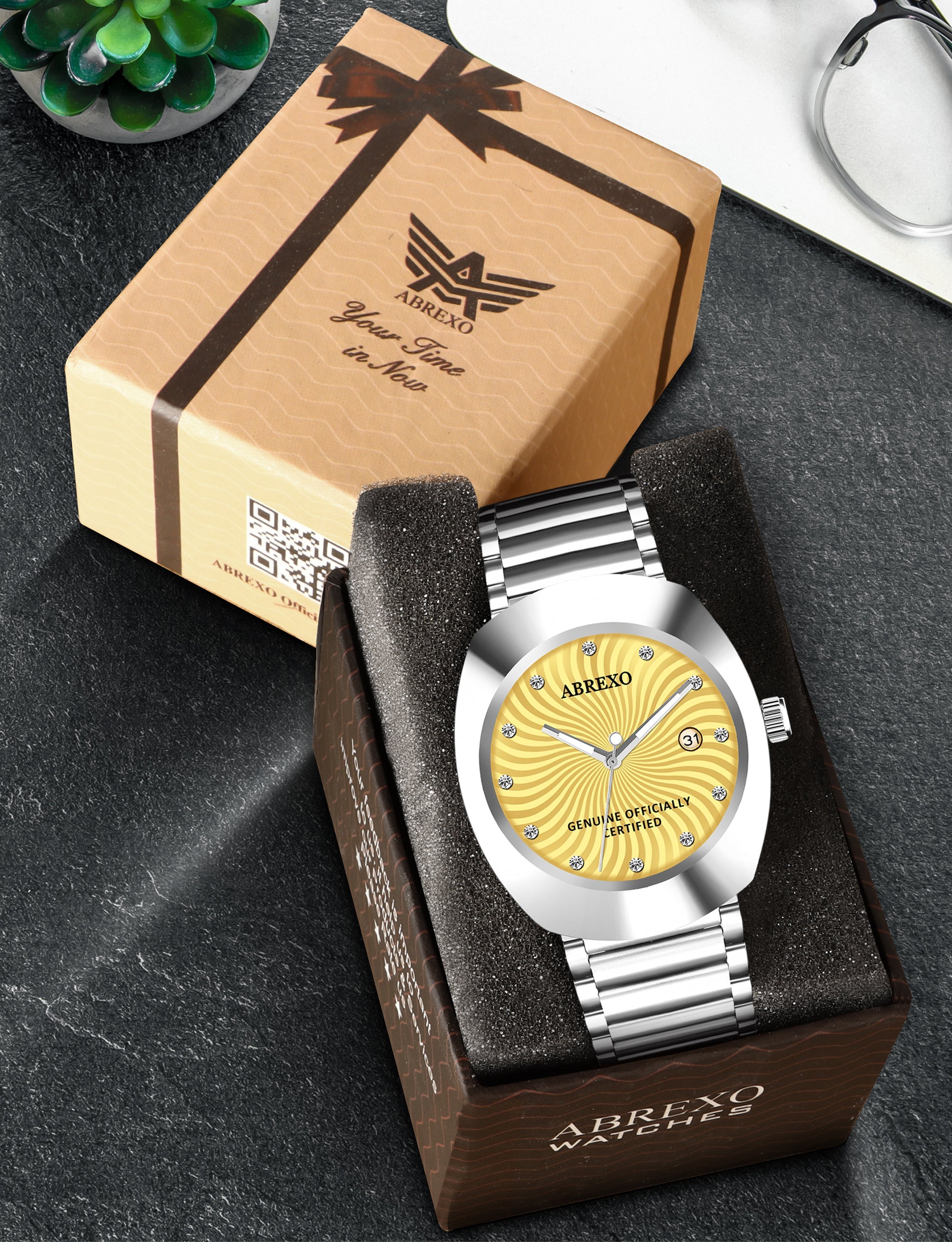 ABREXO CALI CARTEL Series Analog Watch For Men (Quartz, Stainless Steel)