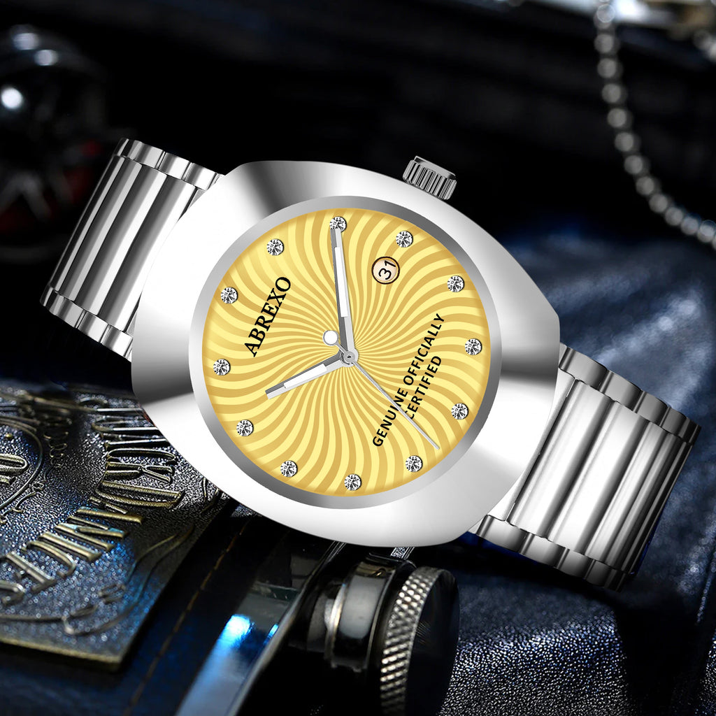 ABREXO CALI CARTEL Series Analog Watch For Men (Quartz, Stainless Steel)