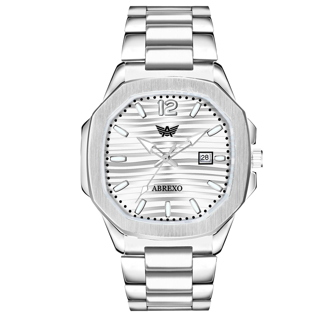 ABREXO, Nautilus Series Tiffany Blue Dial (Quartz, Analog Watch, Date Working, Silver)