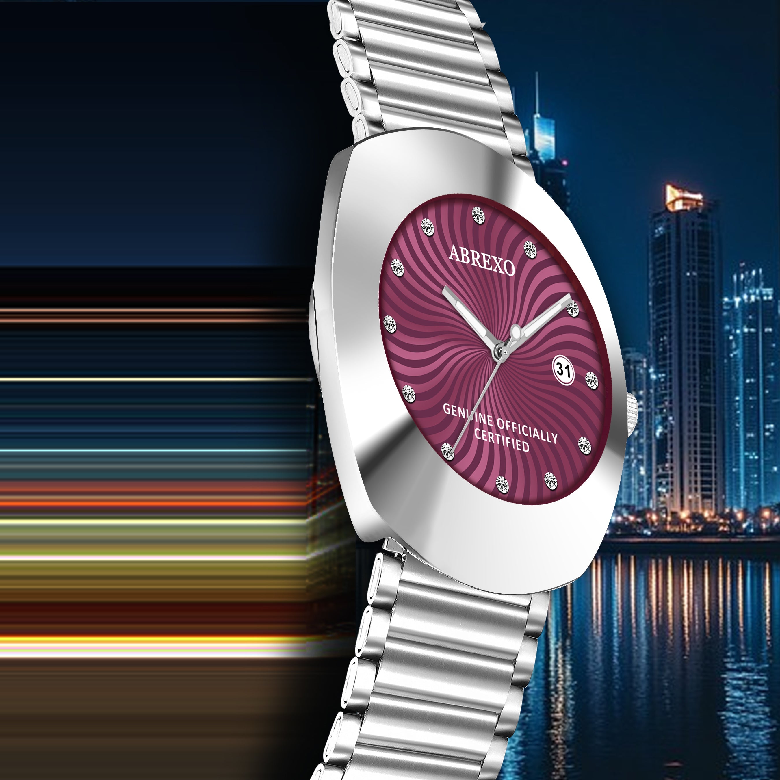 ABREXO CALI CARTEL Series Analog Watch For Men (Quartz, Stainless Steel)