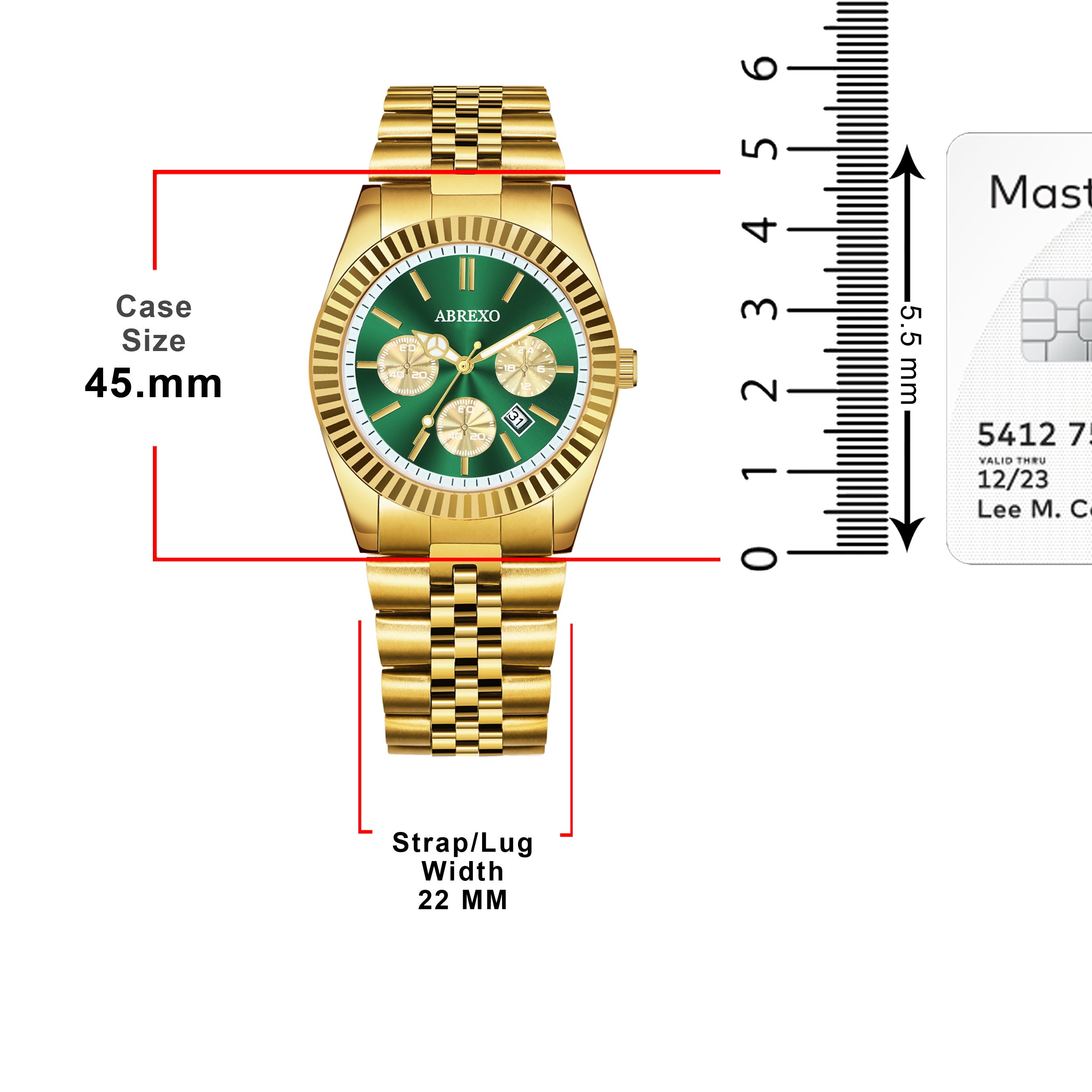 ABREXO BUSINESS CLASS Series Analog Watch For Men (Quartz, Stainless Steel)