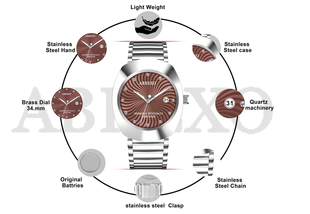 ABREXO CALI CARTEL Series Analog Watch For Men (Quartz, Stainless Steel)