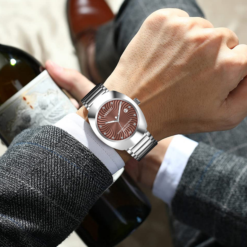 ABREXO CALI CARTEL Series Analog Watch For Men (Quartz, Stainless Steel)