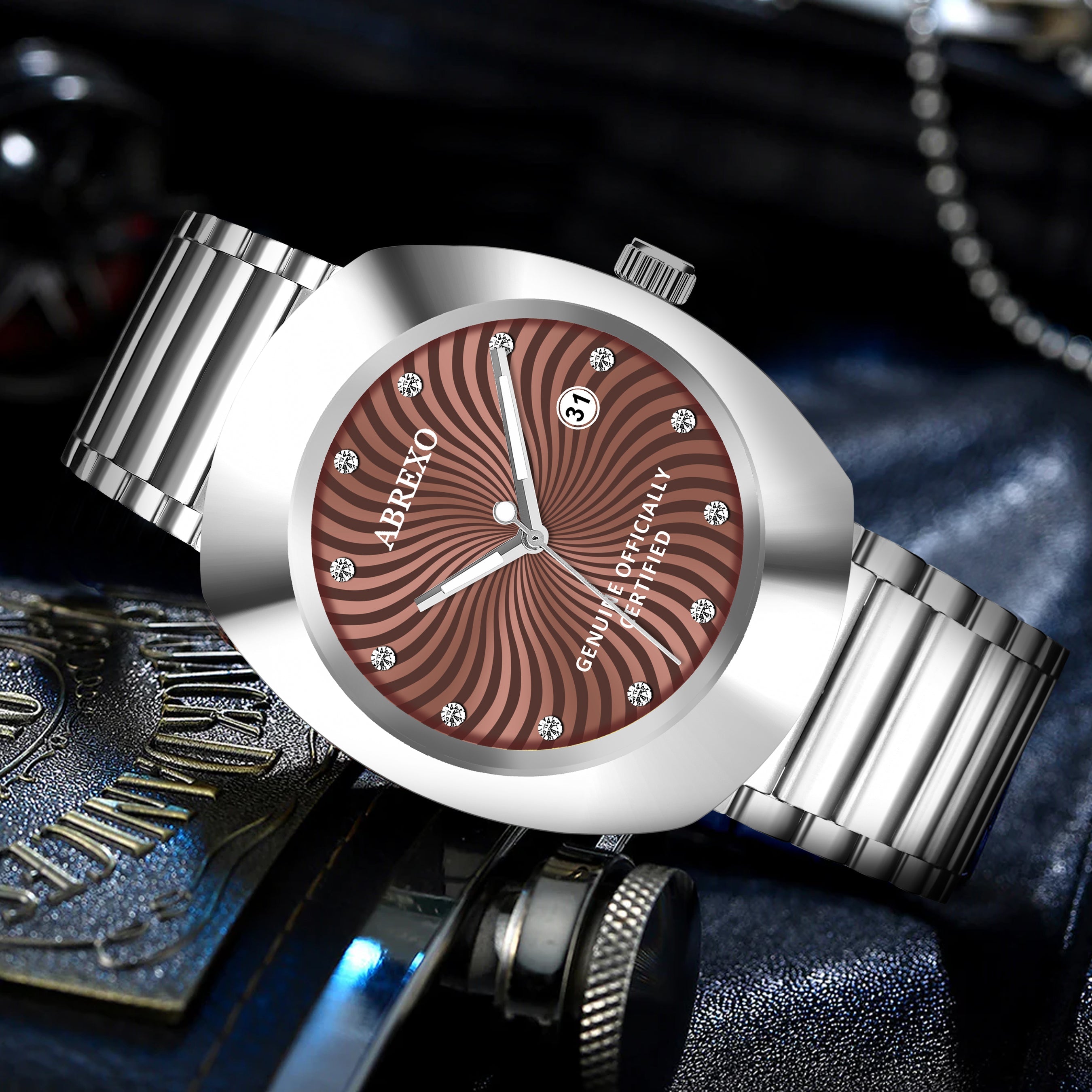 ABREXO CALI CARTEL Series Analog Watch For Men (Quartz, Stainless Steel)
