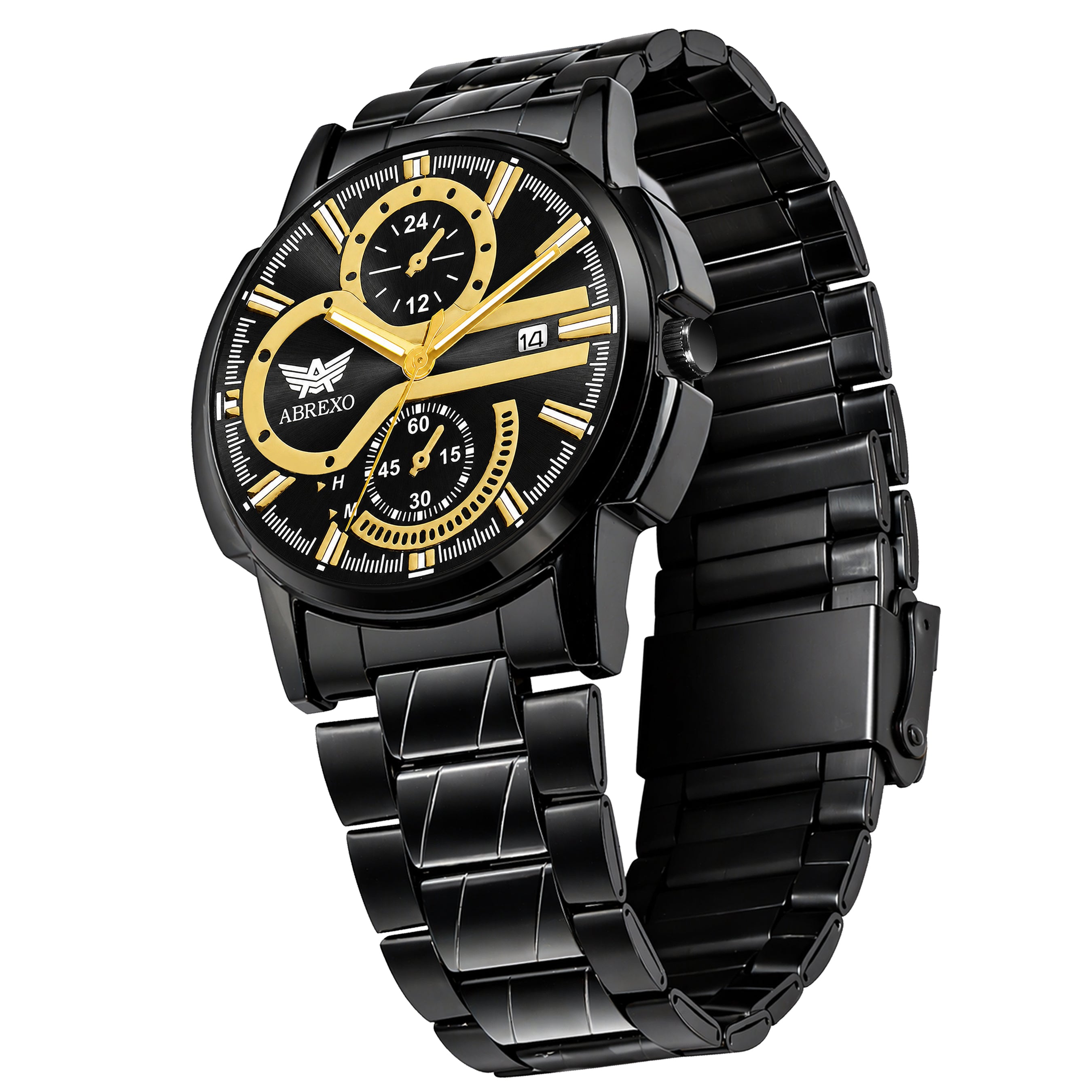 ABREXO BANDITS  Series Analog Watch For Men (Quartz, Stainless Steel)