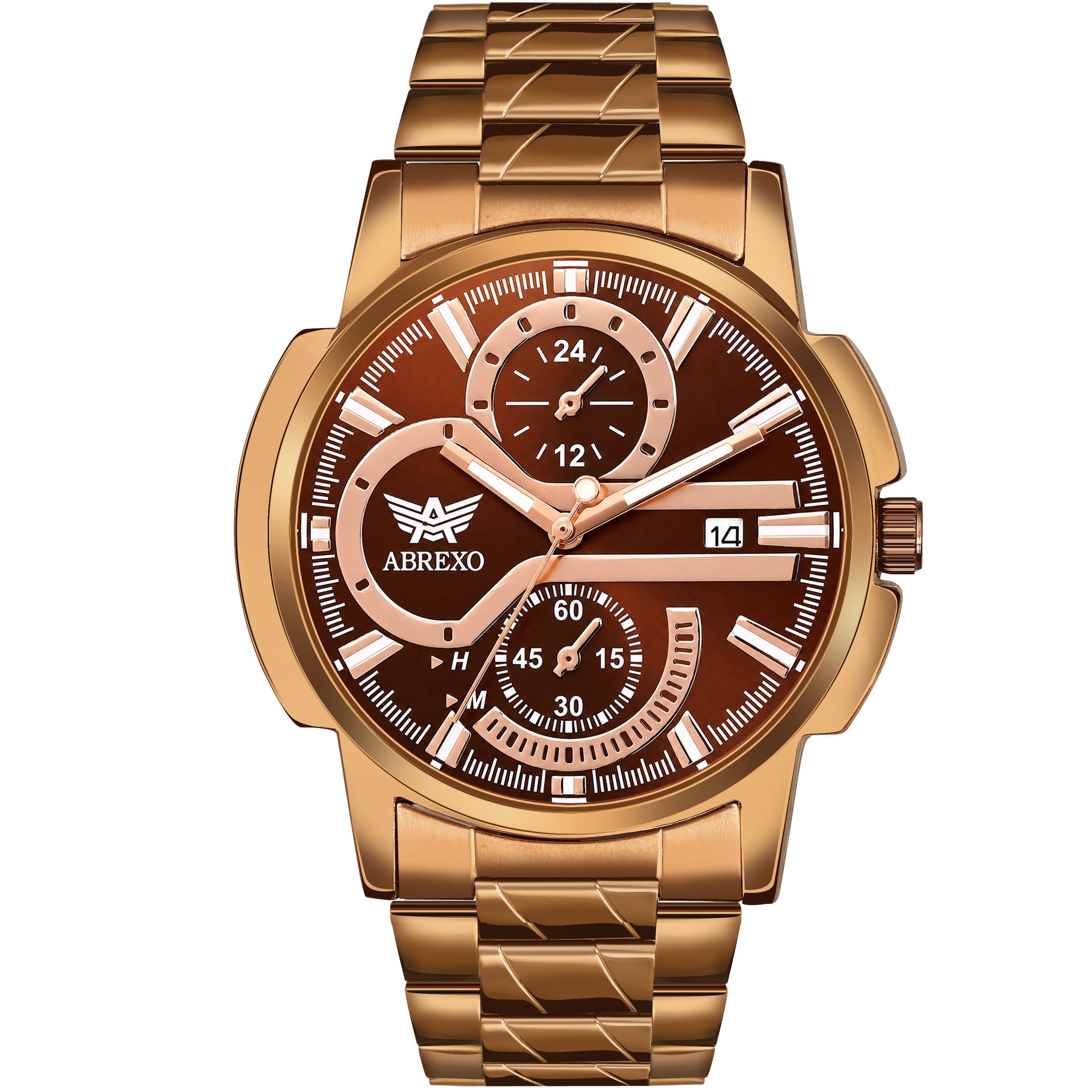 ABREXO BANDITS  Series Analog Watch For Men (Quartz, Stainless Steel)
