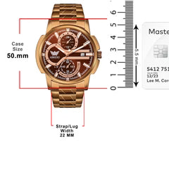 ABREXO BANDITS Series Analog Watch For Men (Quartz, Stainless Steel)