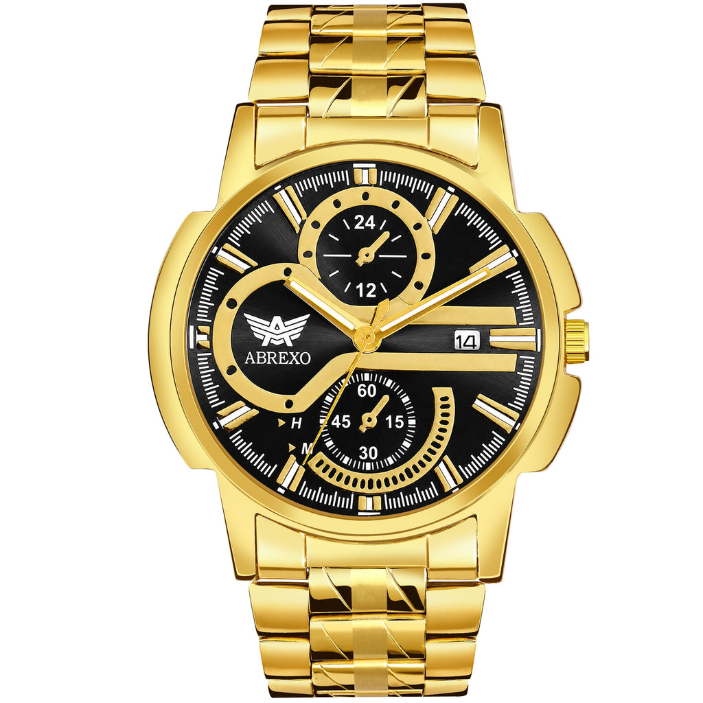 ABREXO BANDITS  Series Analog Watch For Men (Quartz, Stainless Steel)
