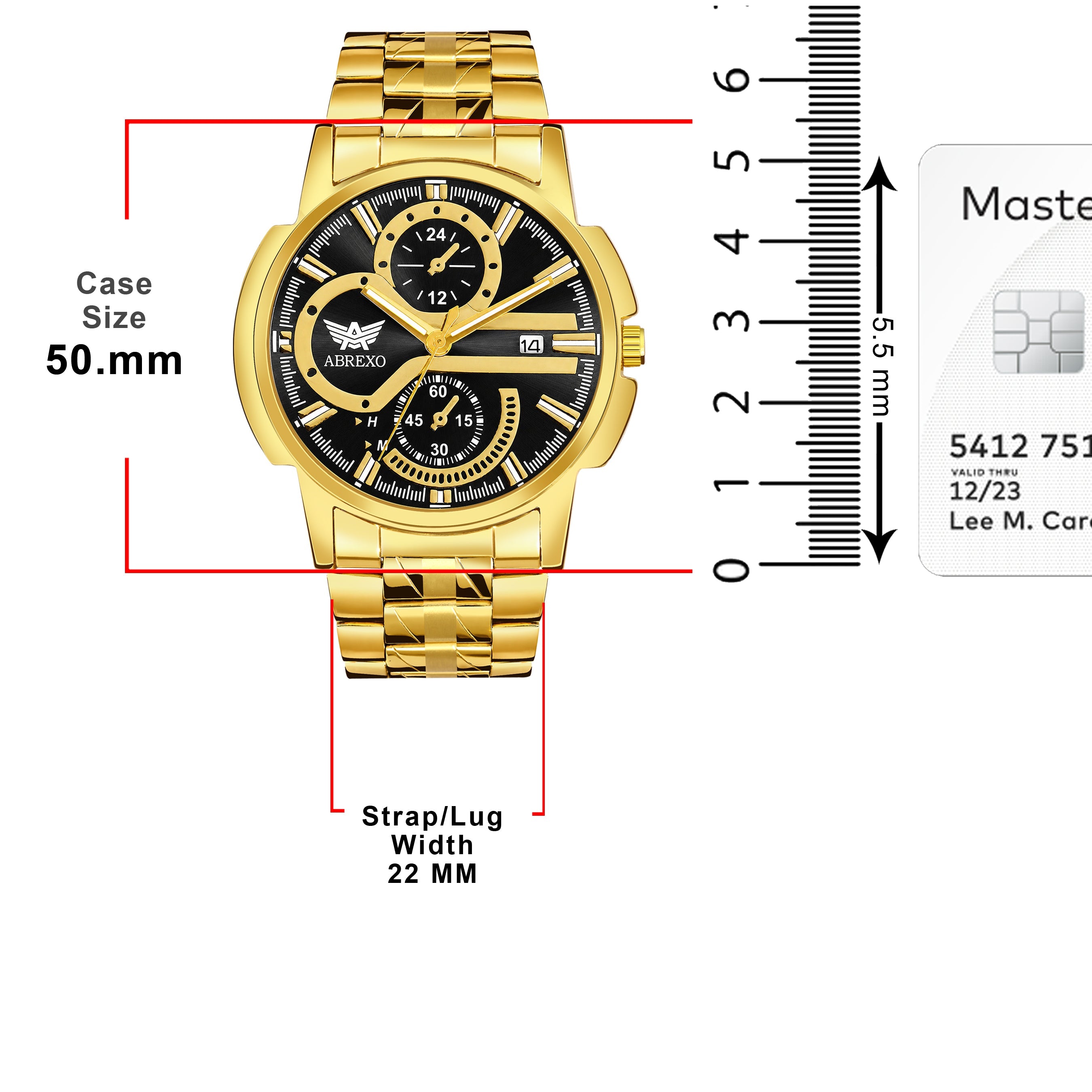ABREXO BANDITS  Series Analog Watch For Men (Quartz, Stainless Steel)