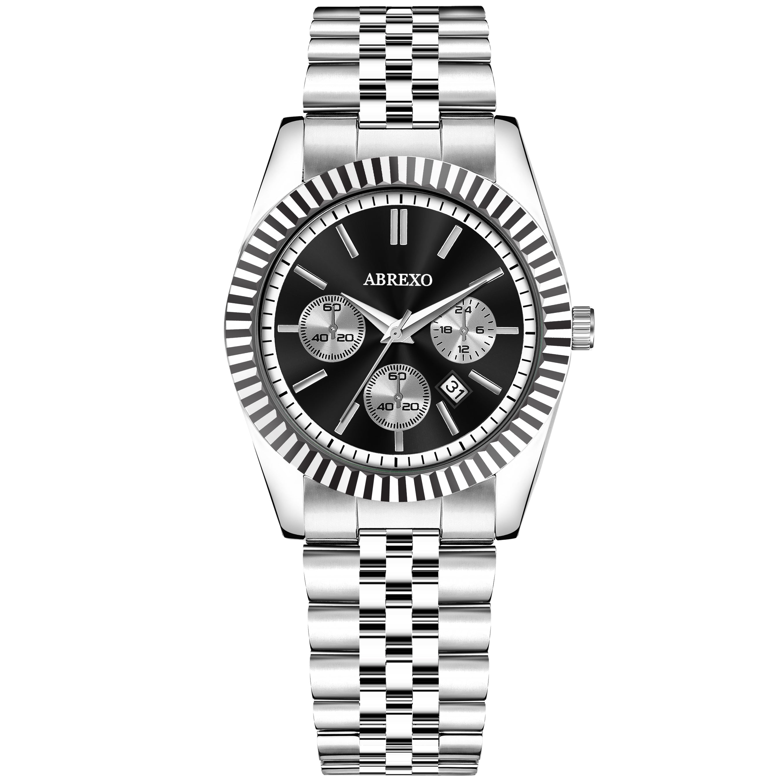 ABREXO BUSINESS CLASS Series Analog Watch For Men (Quartz, Stainless Steel)