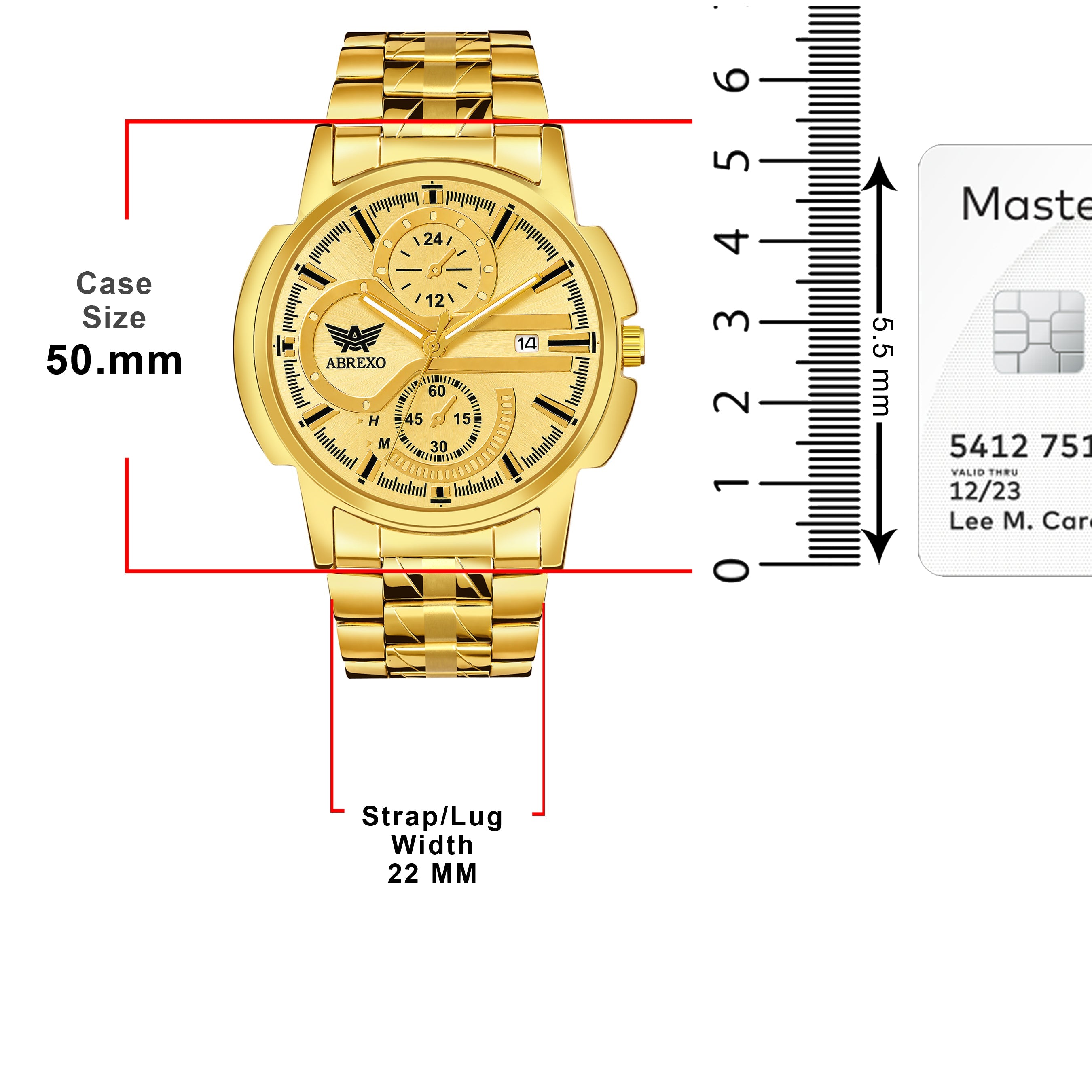 ABREXO BANDITS  Series Analog Watch For Men (Quartz, Stainless Steel)
