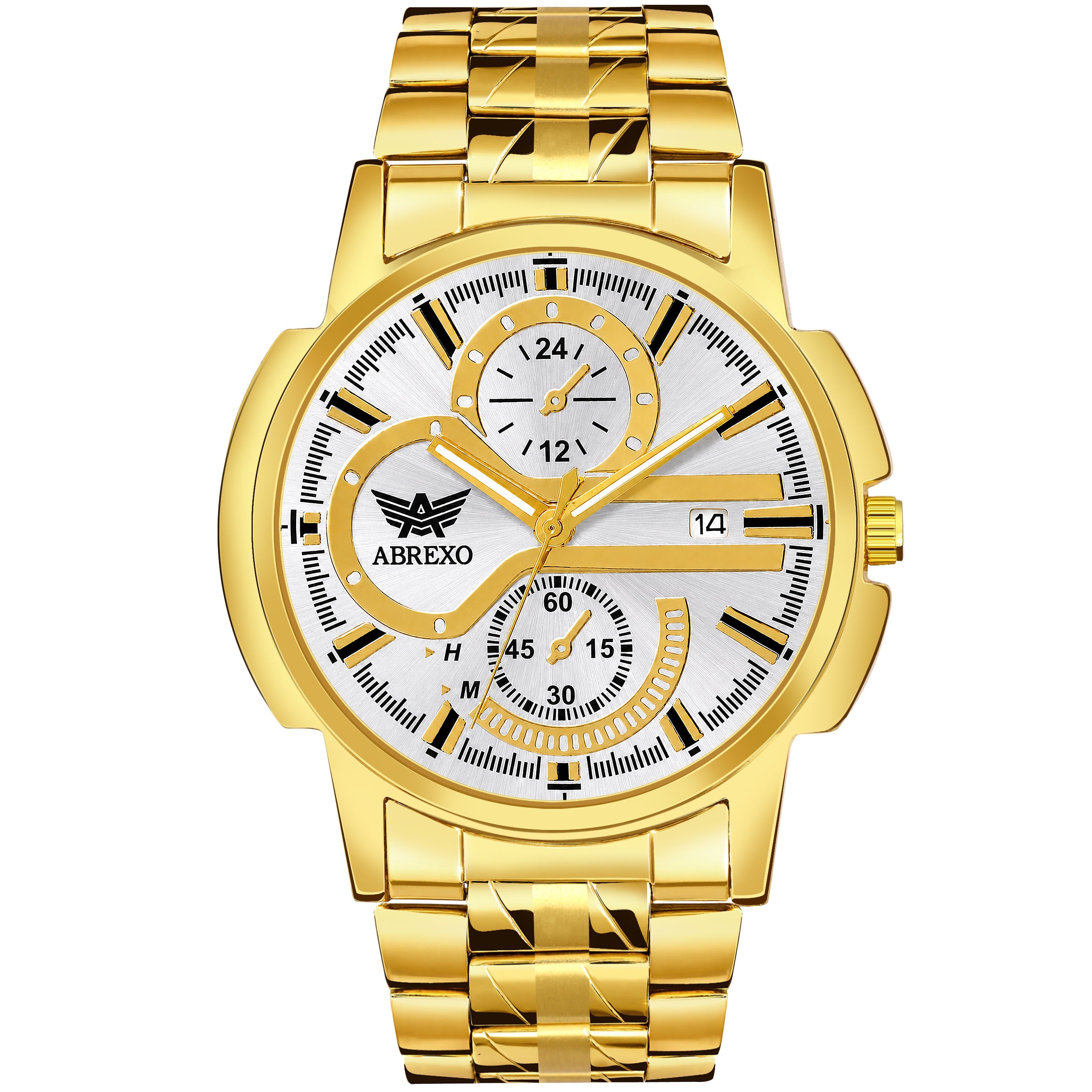 ABREXO BANDITS  Series Analog Watch For Men (Quartz, Stainless Steel)