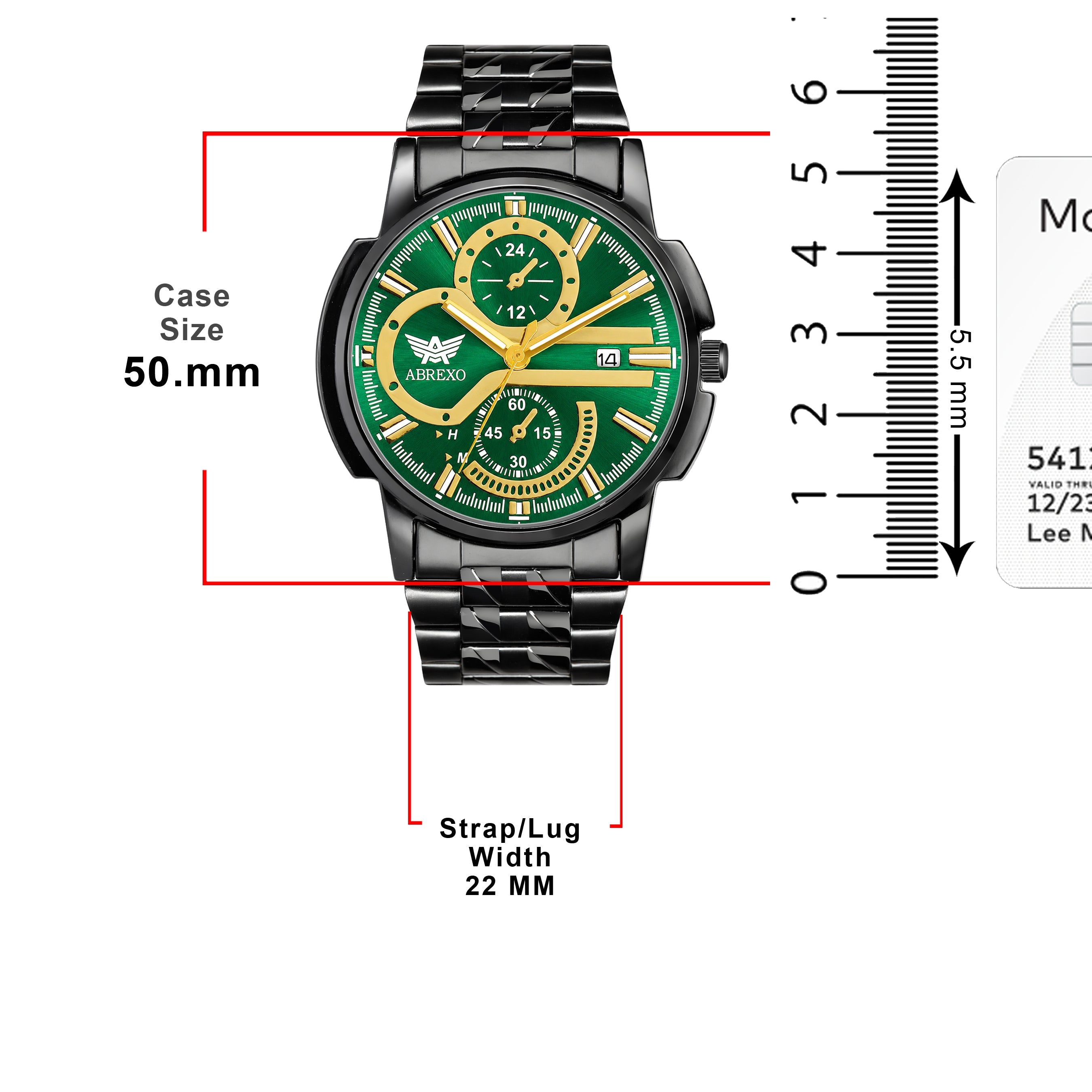ABREXO BANDITS  Series Analog Watch For Men (Quartz, Stainless Steel)