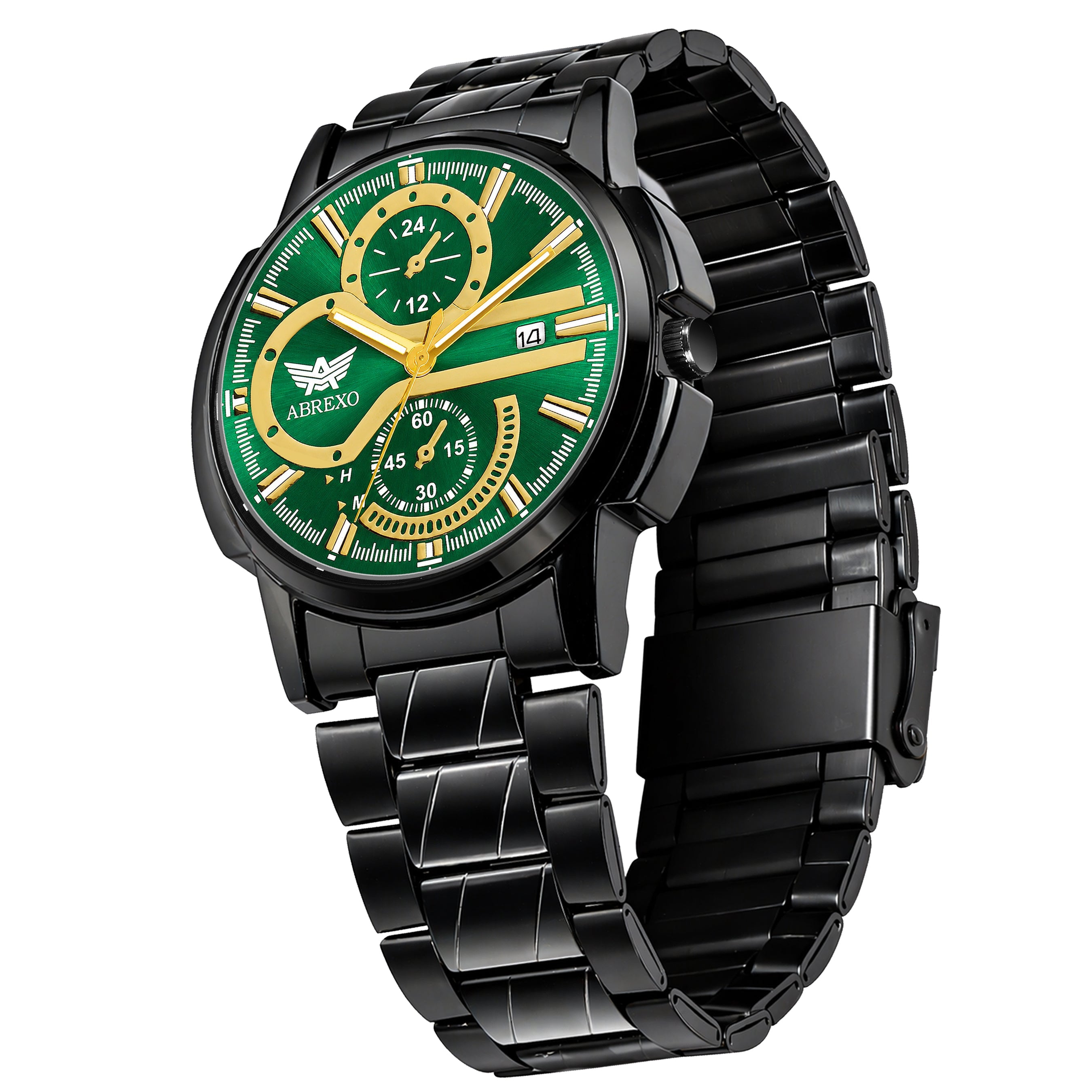 ABREXO BANDITS  Series Analog Watch For Men (Quartz, Stainless Steel)
