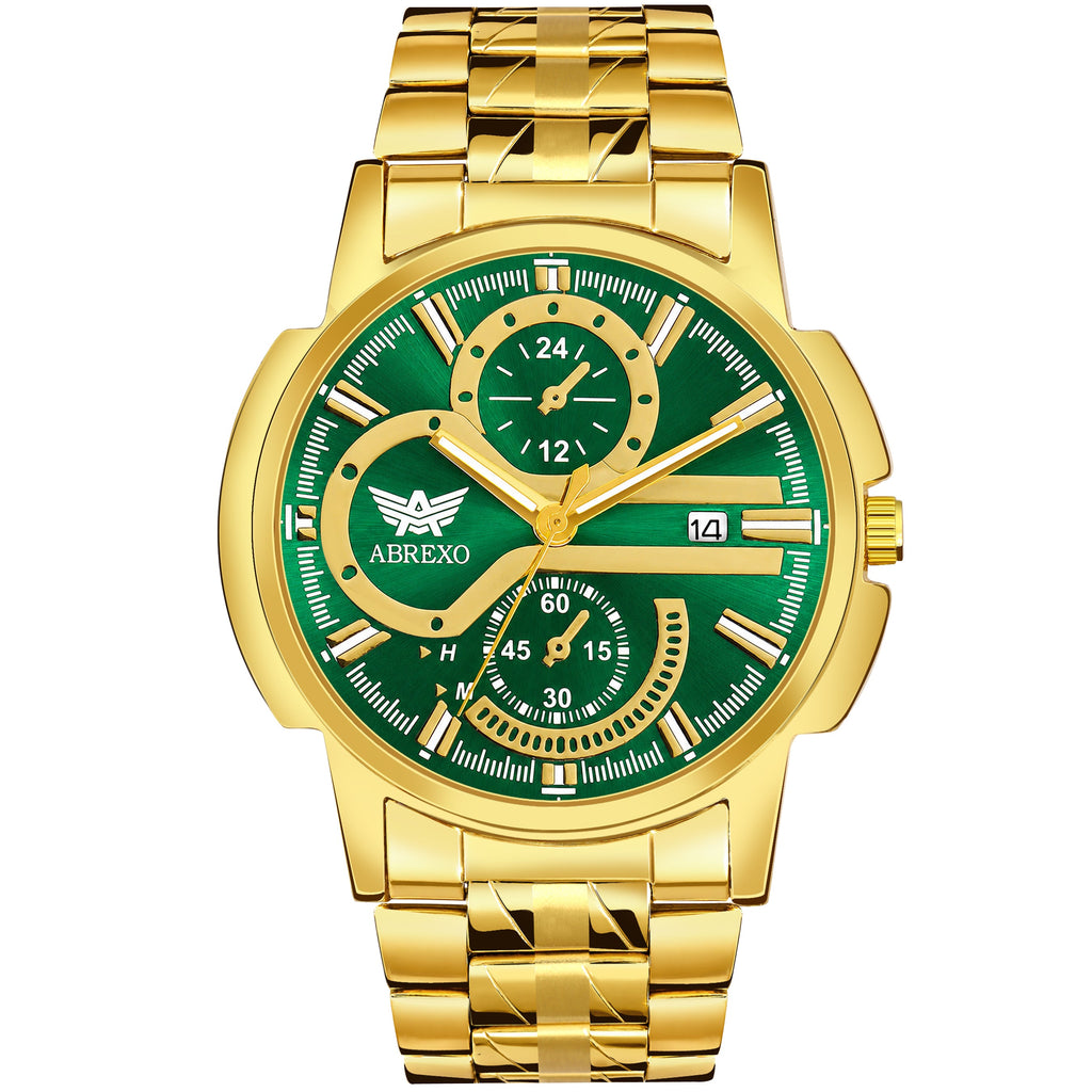 ABREXO BANDITS  Series Analog Watch For Men (Quartz, Stainless Steel)