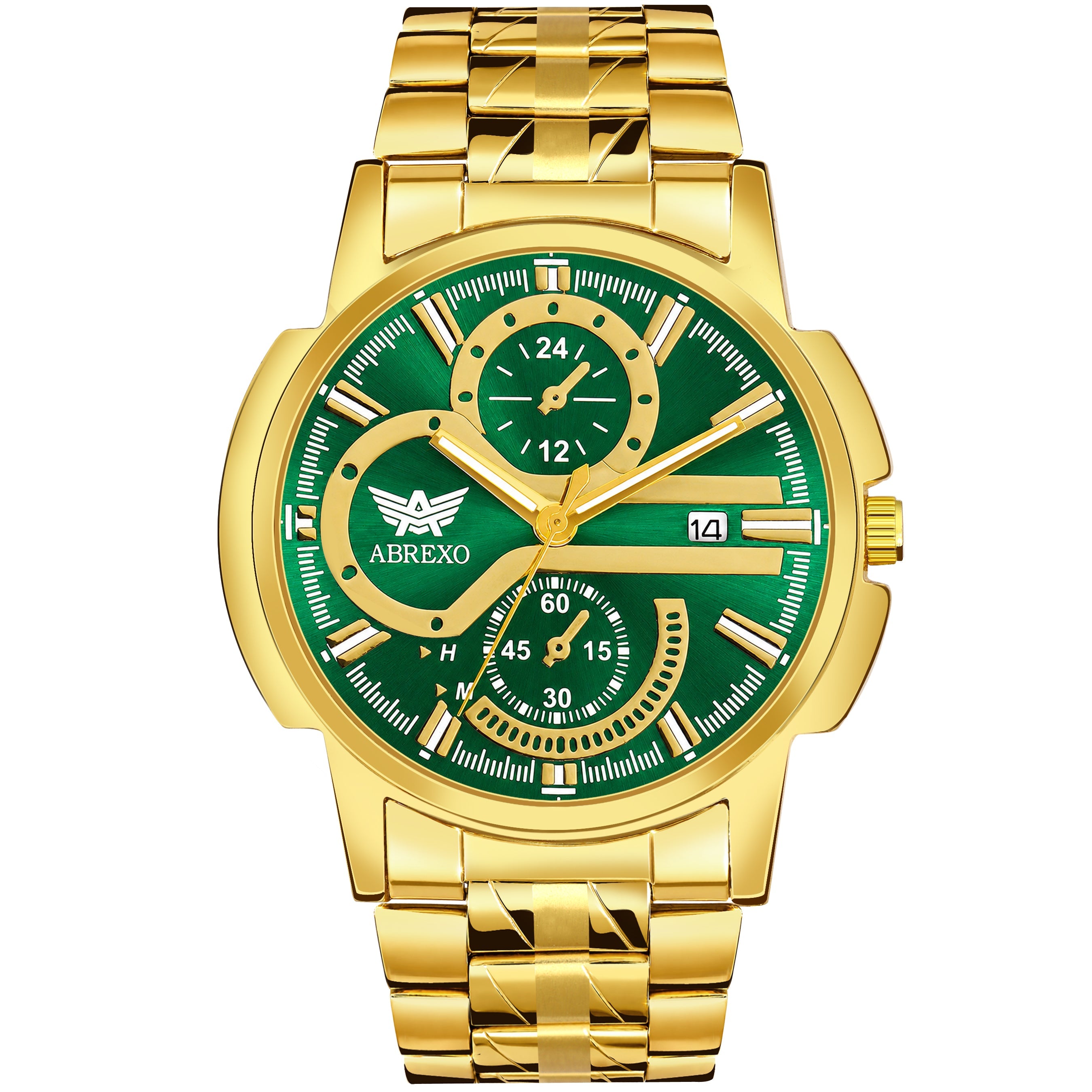 ABREXO BANDITS  Series Analog Watch For Men (Quartz, Stainless Steel)