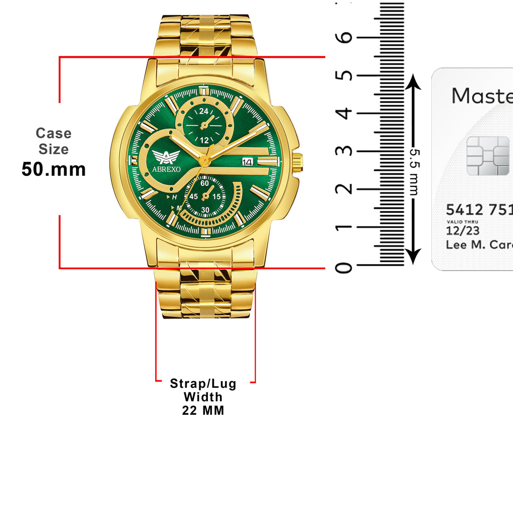 ABREXO BANDITS  Series Analog Watch For Men (Quartz, Stainless Steel)